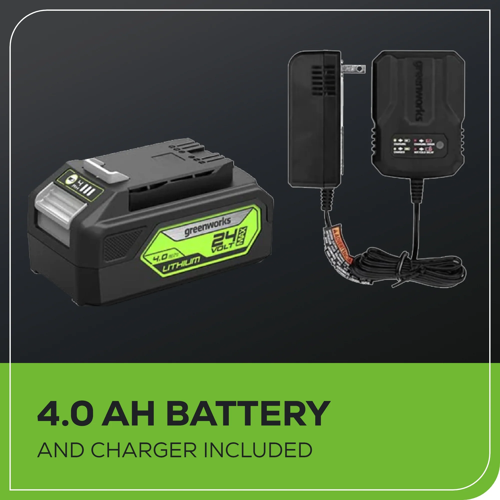 OPEN BOX 24V Circular Saw 7-1/4", Saw Blade and Dust Connector Kit: 4.0 Ah Battery and Charger - Image 9