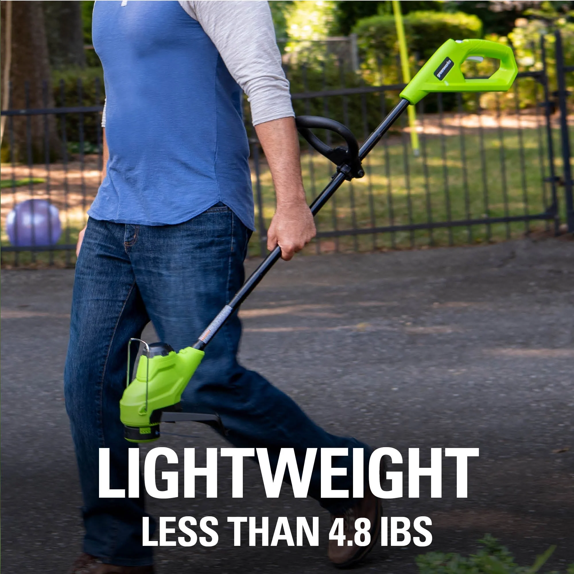 24V 10" Cordless Battery String Trimmer (Tool Only) - Image 9