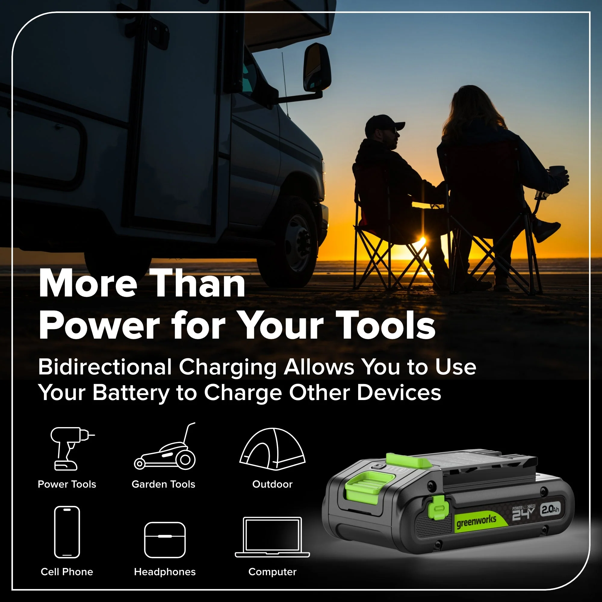 24V Cordless Battery 1/2" 400 in/lbs Drill Driver: 2.0 Ah USB-C Battery and 30W USB-C Fast Charger - Image 15