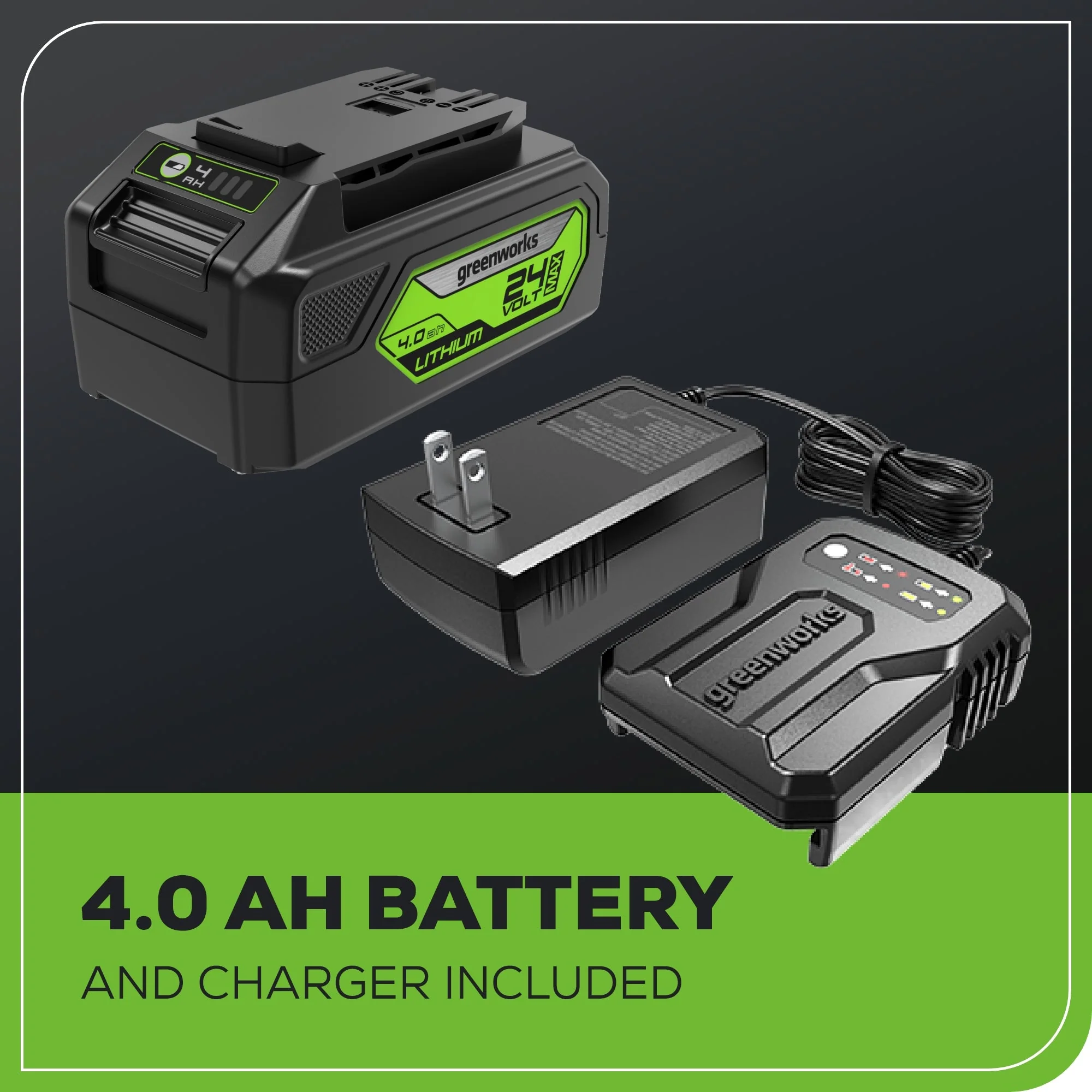 24V Cordless Battery 1/2" 800 in/lbs Drill Driver: 4.0 Ah USB Battery and Charger - Image 11