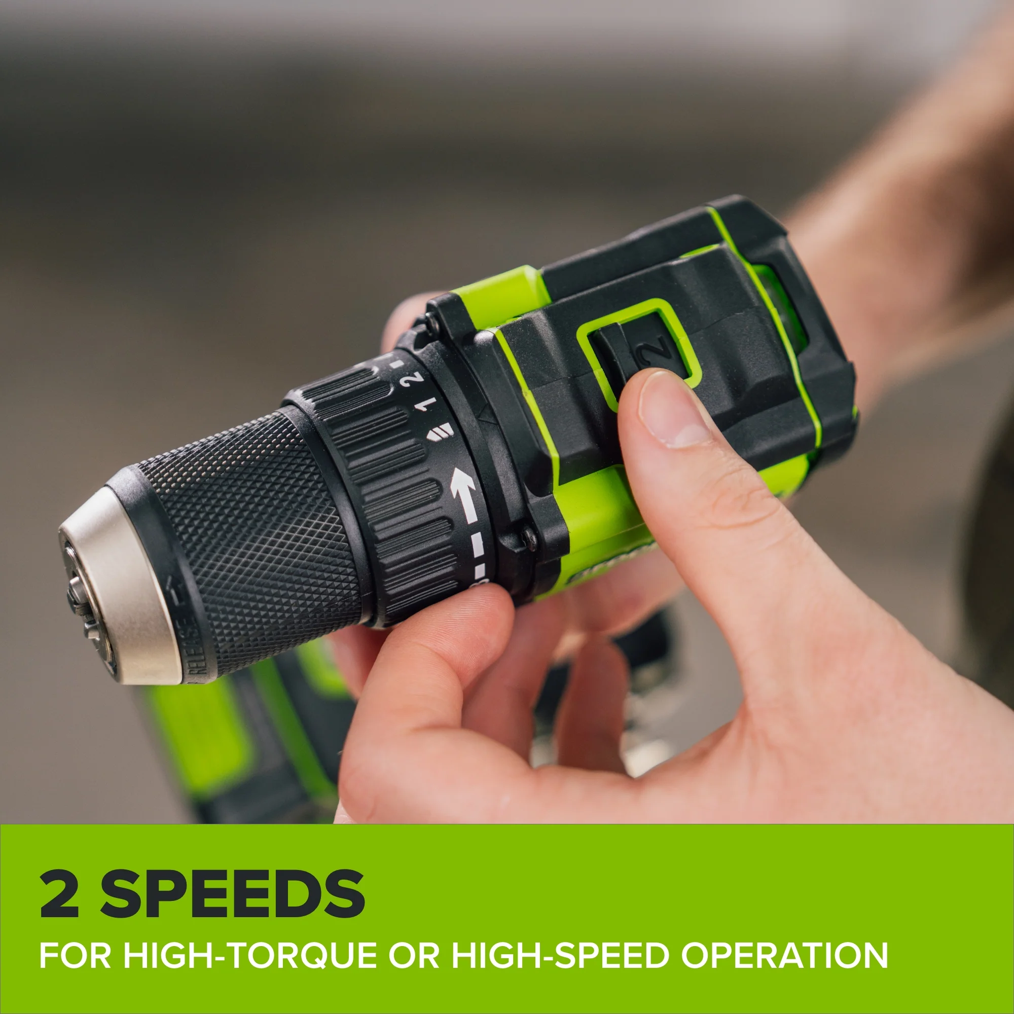 24V PowerAll 400 in-lb Drill Driver with (1) 2.0 Ah USB-C Battery, 30W USB-C Charger Block, 3' 100W USB-C Cable, Belt Clip, and Bit - Image 10