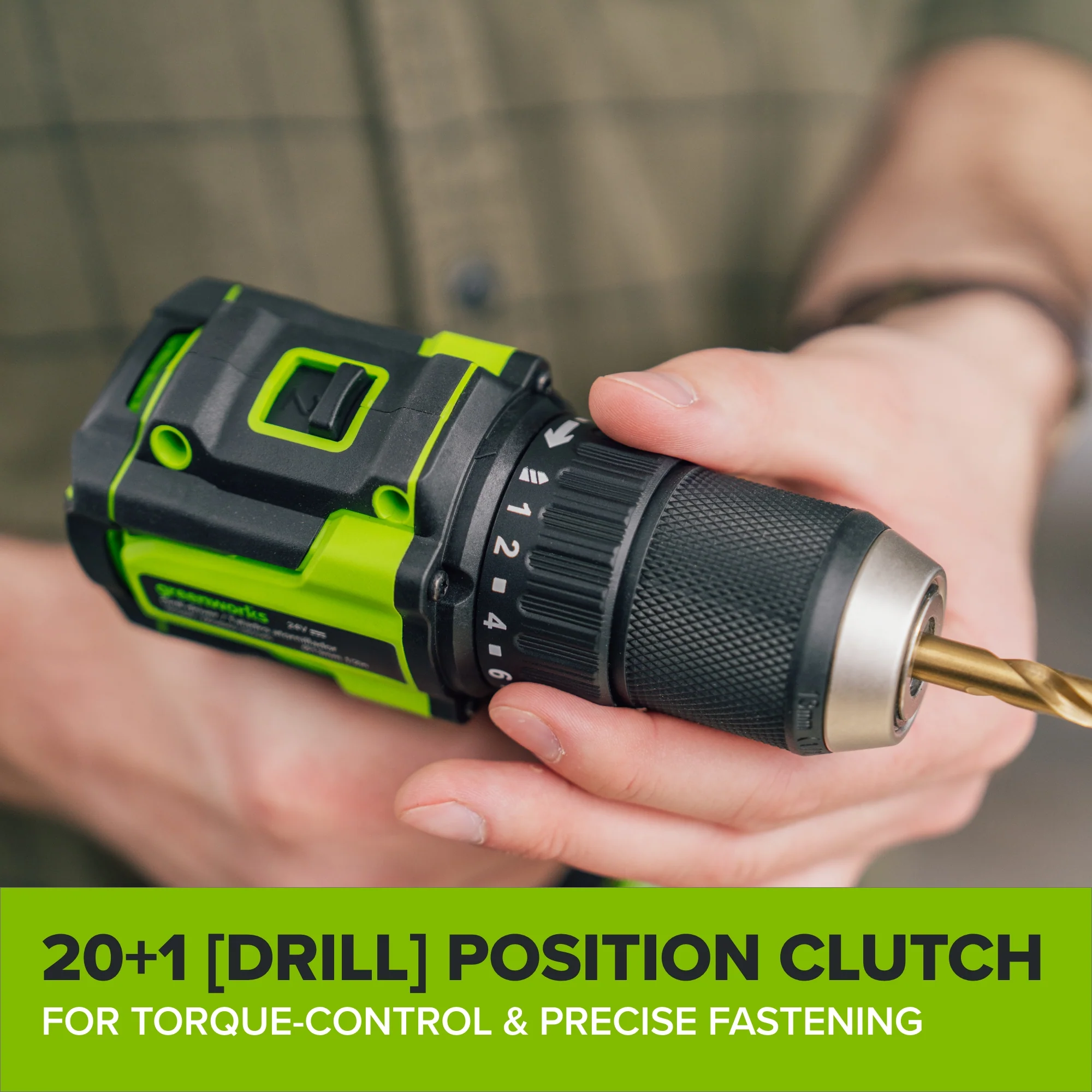 24V PowerAll 400 in-lb Drill Driver with (1) 2.0 Ah USB-C Battery, 30W USB-C Charger Block, 3' 100W USB-C Cable, Belt Clip, and Bit - Image 9