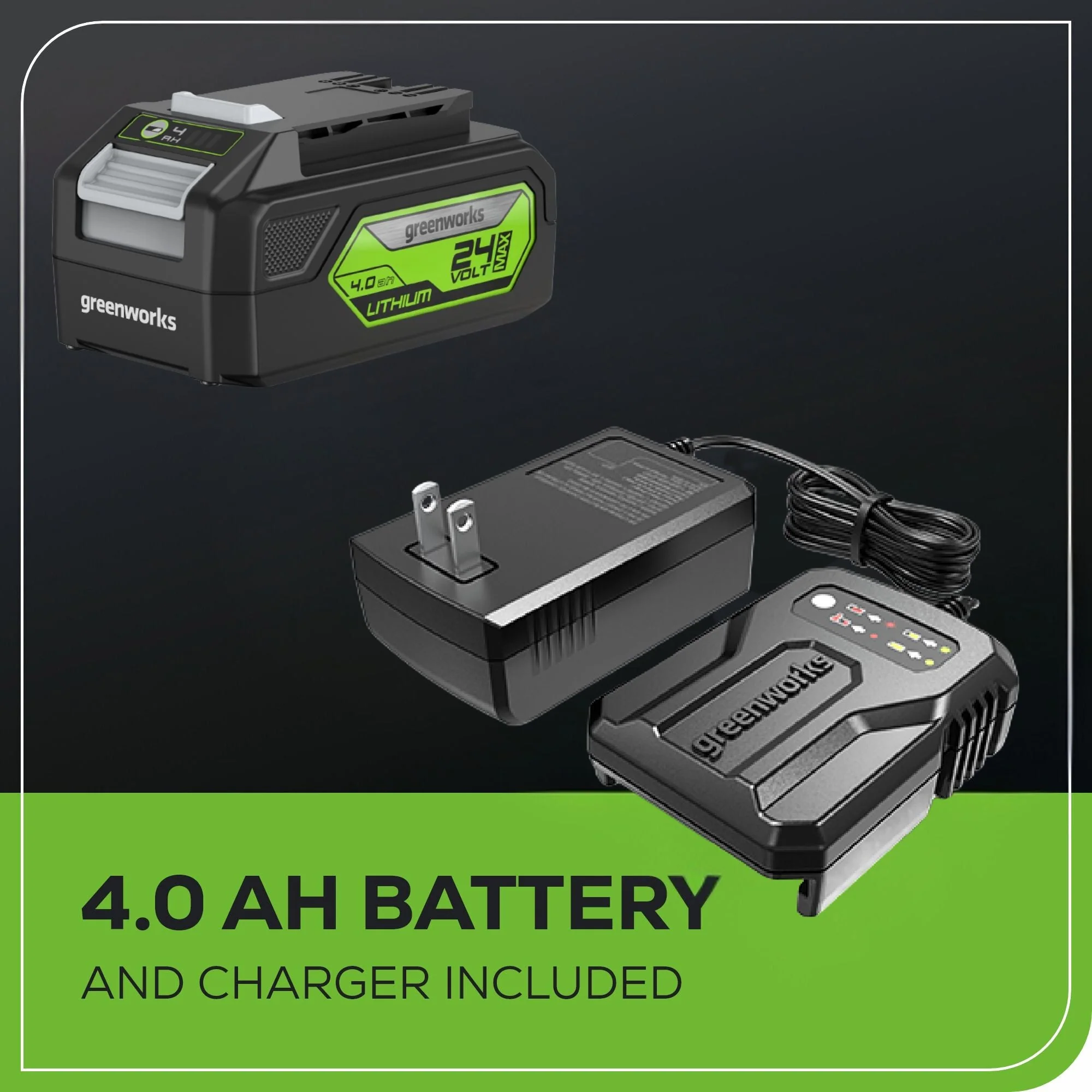 24V Cordless Battery Heat Gun: 4.0 Ah Battery and Charger - Image 9