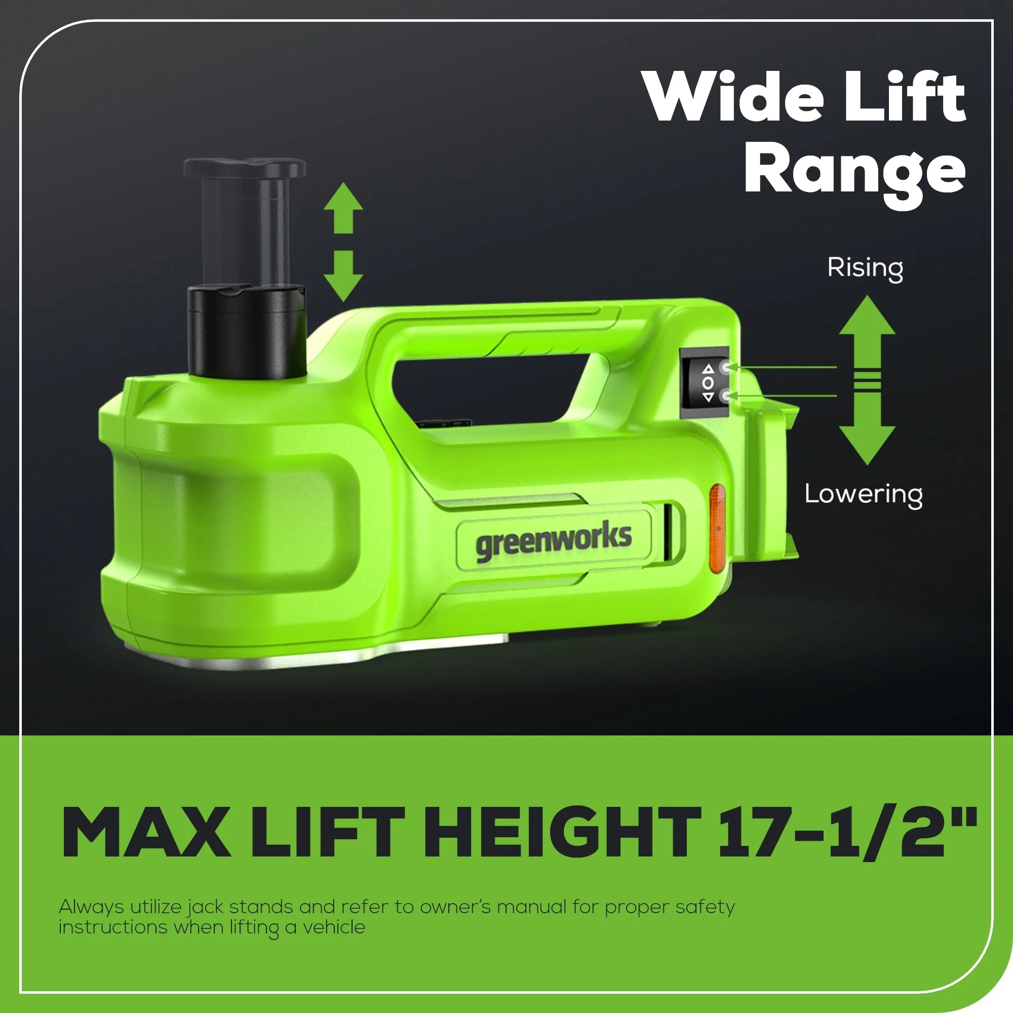 24V Cordless Battery Car Jack (Tool Only) - Image 7