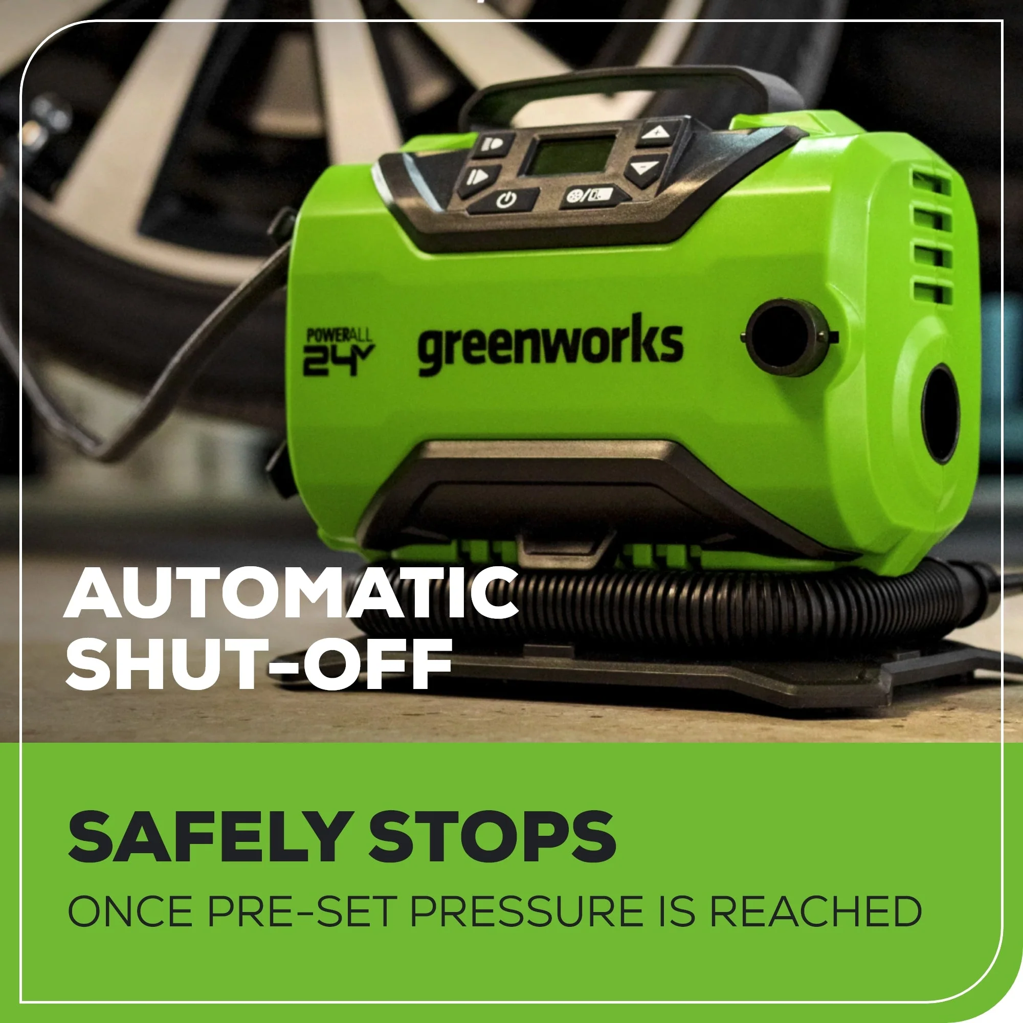 24V Cordless Battery Inflator (Tool Only) - Image 5