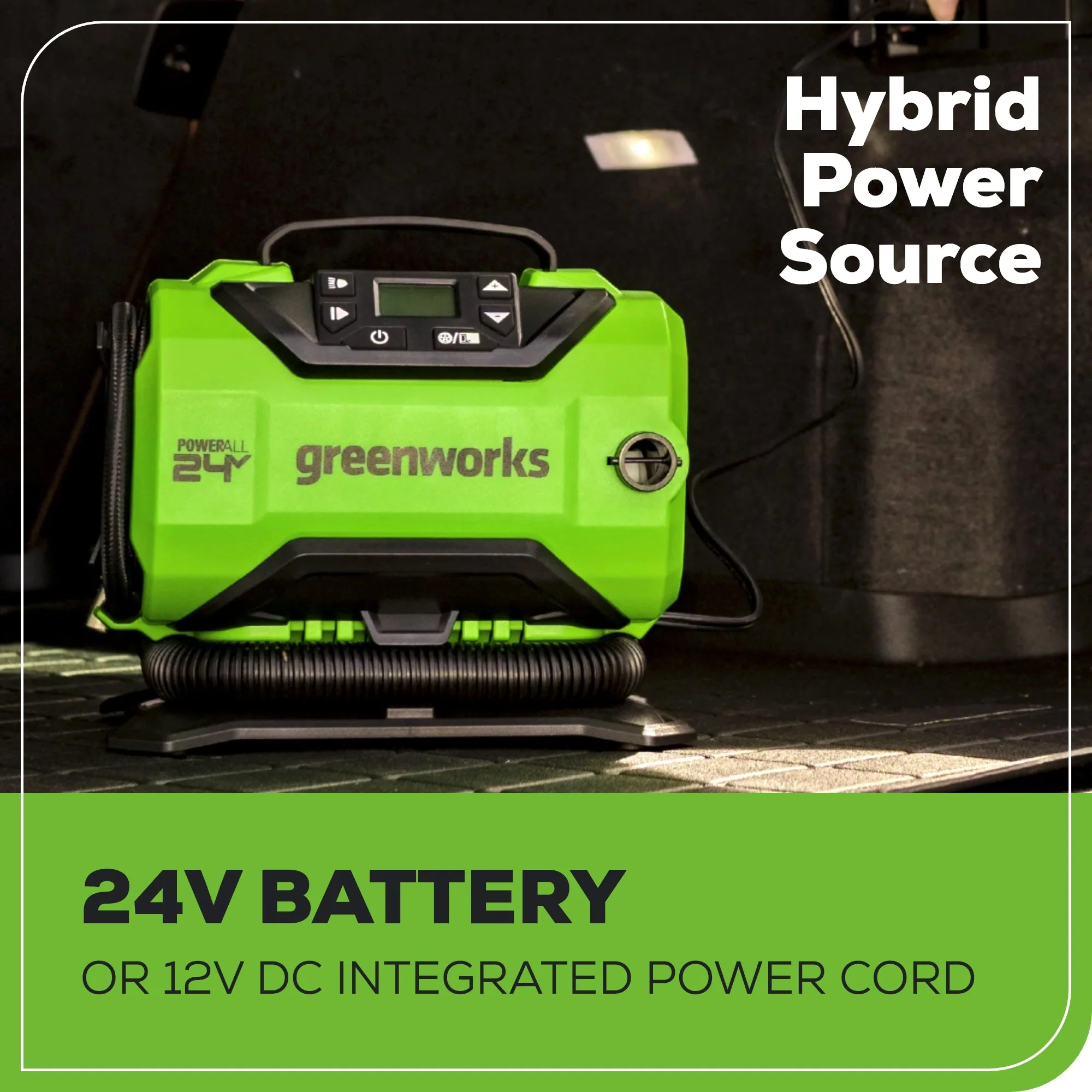 24V Cordless Battery Inflator (Tool Only) - Image 7