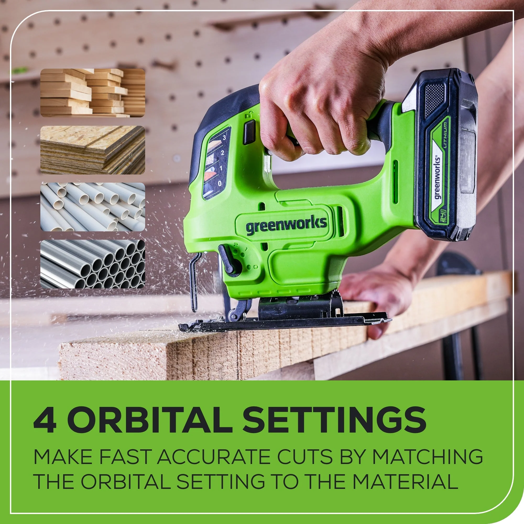 24V Cordless Battery Gen 2 Jig Saw (Tool Only) - Image 5