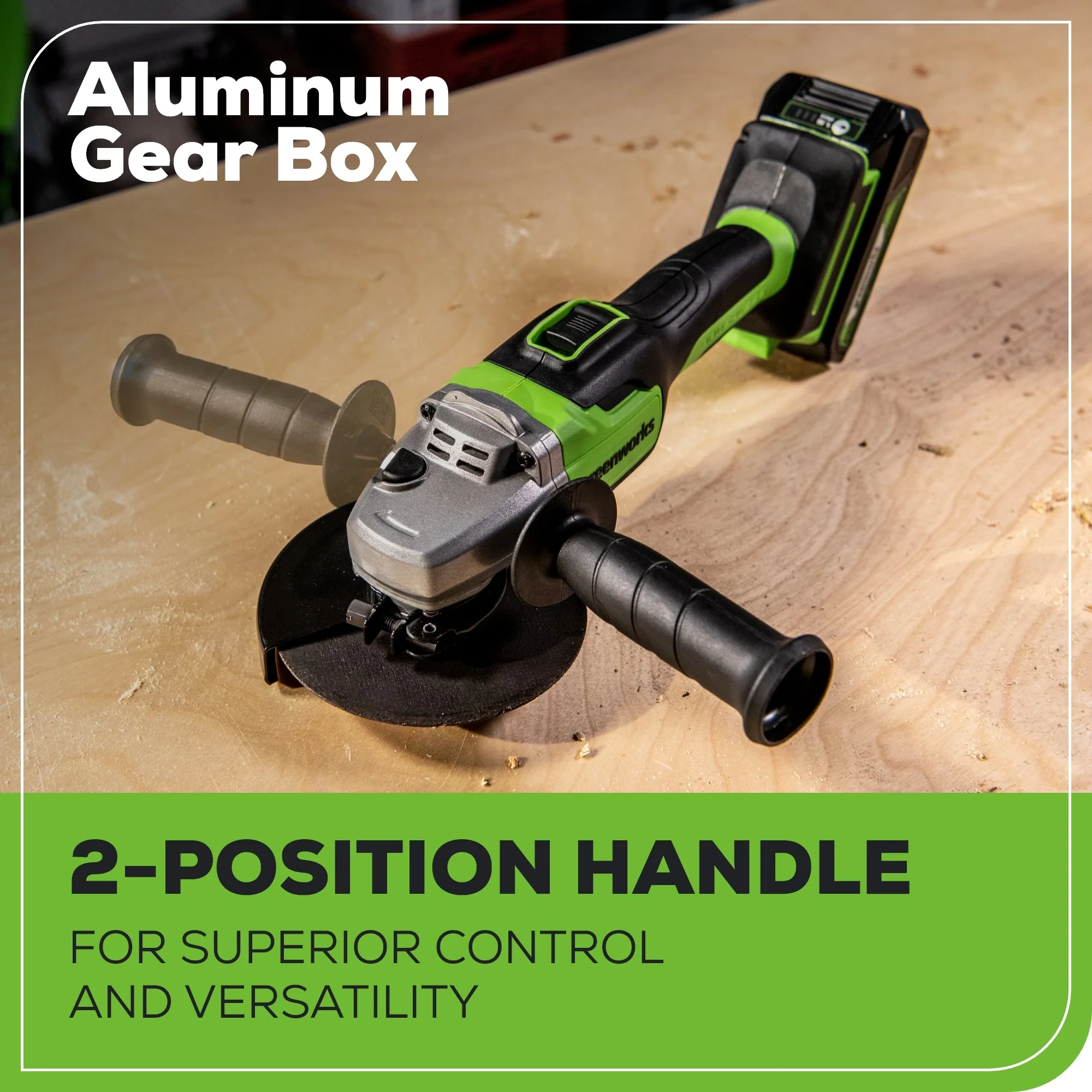 24V 4.5" Cordless Battery Angle Grinder w/ 4.0Ah Battery & Charger - Image 7