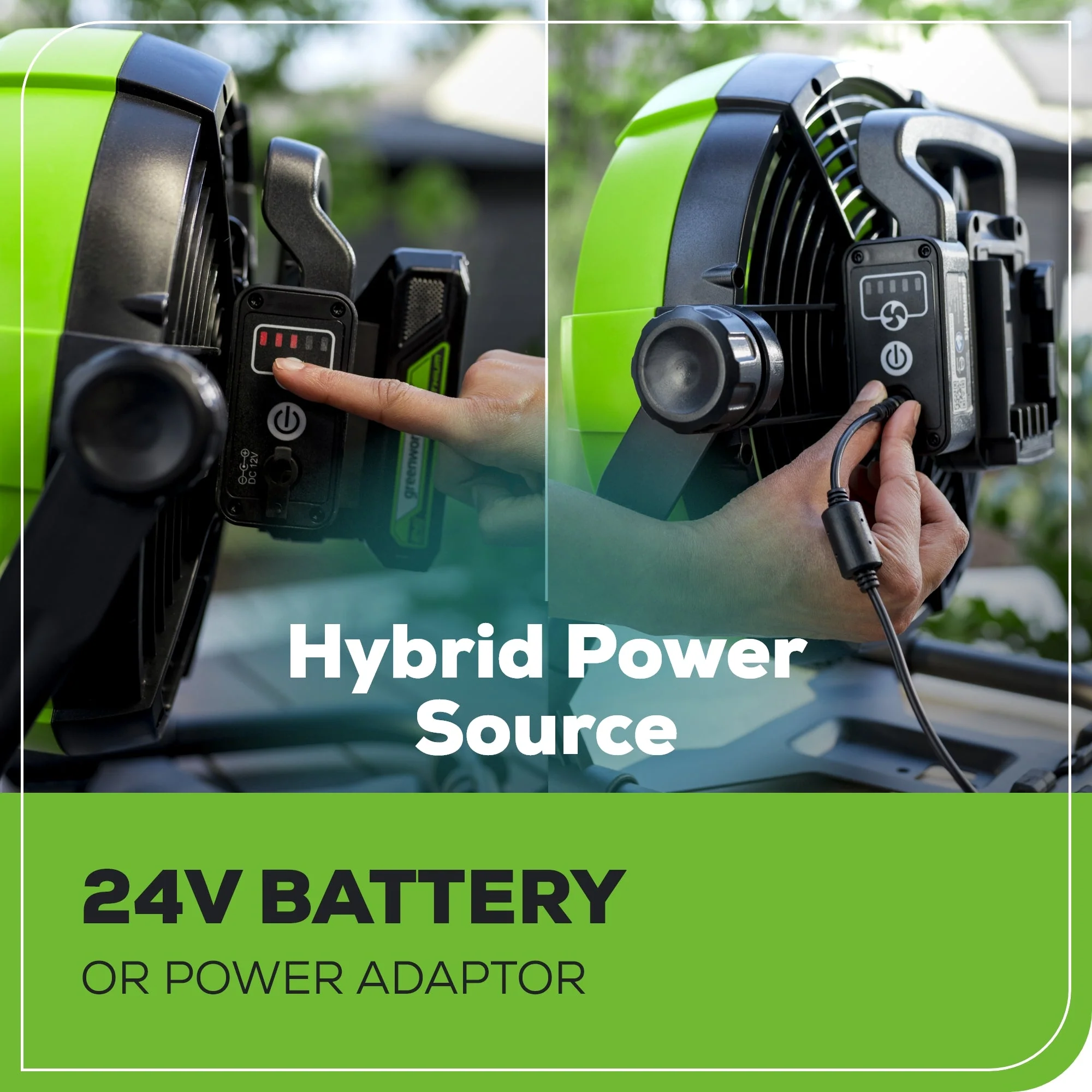 24V Cordless Battery Fan (Tool Only) - Image 7