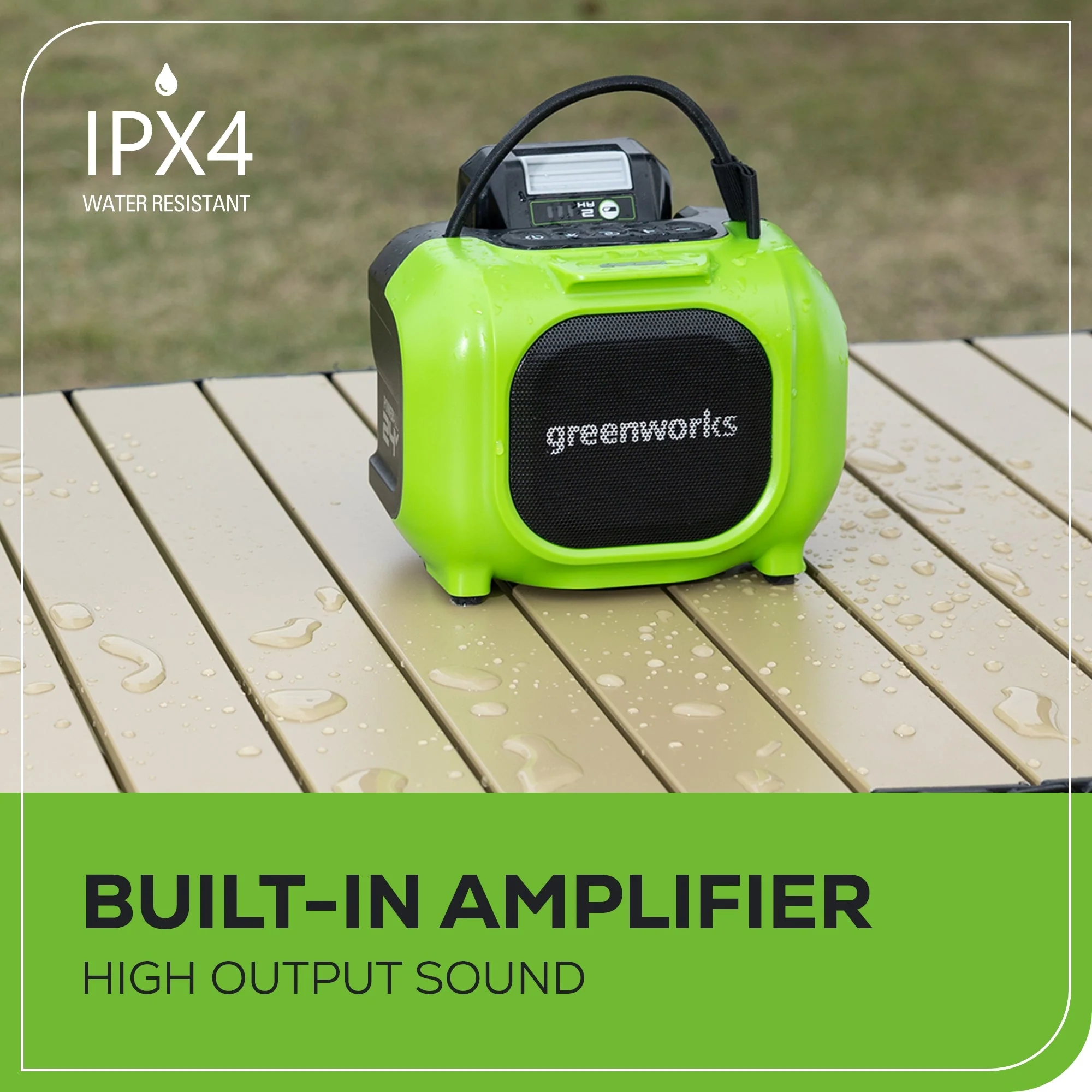 24V Cordless Battery Mini Bluetooth Speaker (Tool Only) - Image 5