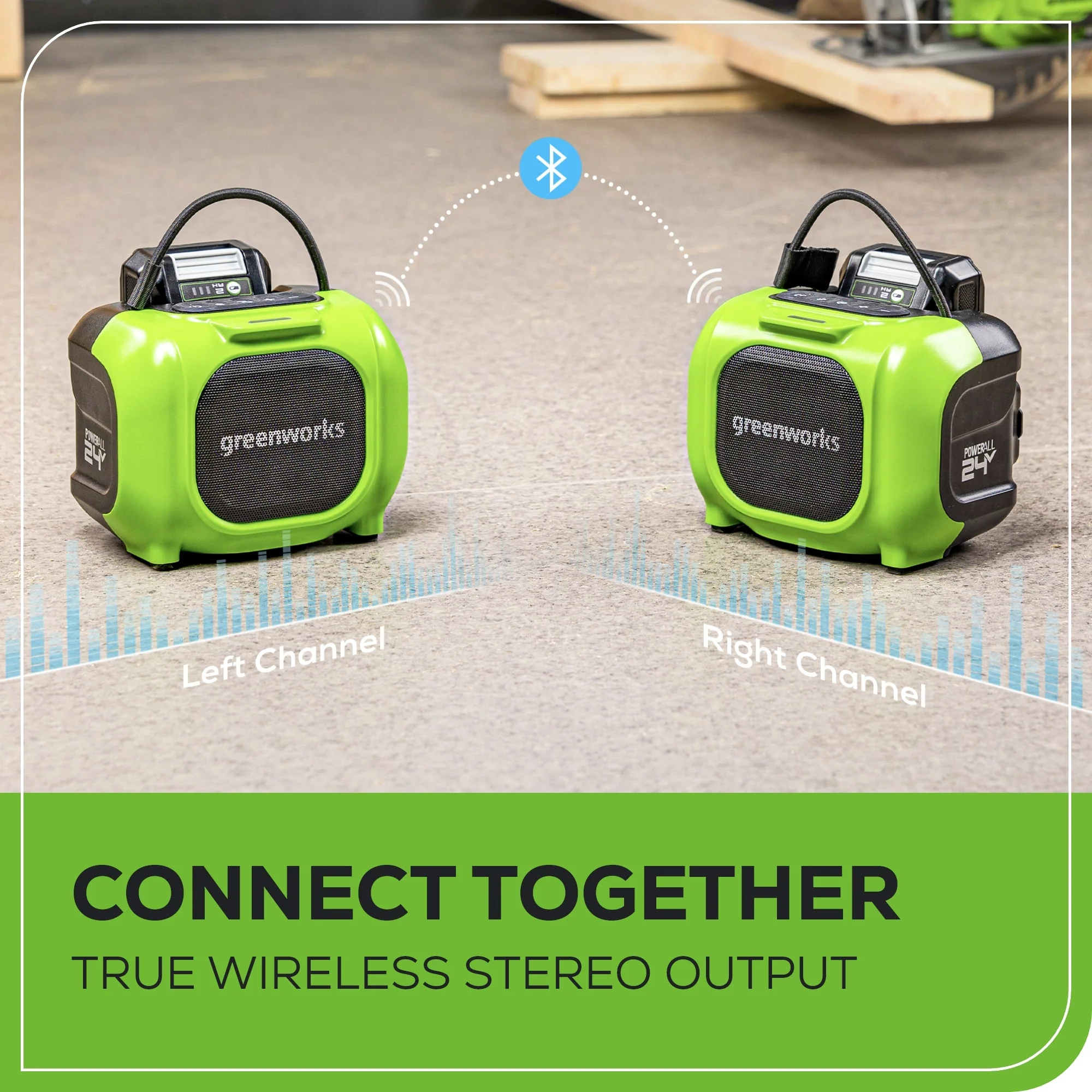 24V Cordless Battery Mini Bluetooth Speaker (Tool Only) - Image 9