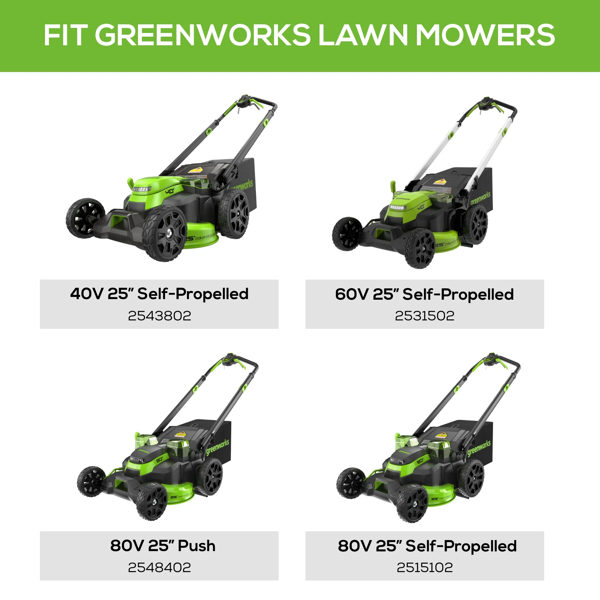 25" Replacement Lawn Mower Dual Blades - Image 6