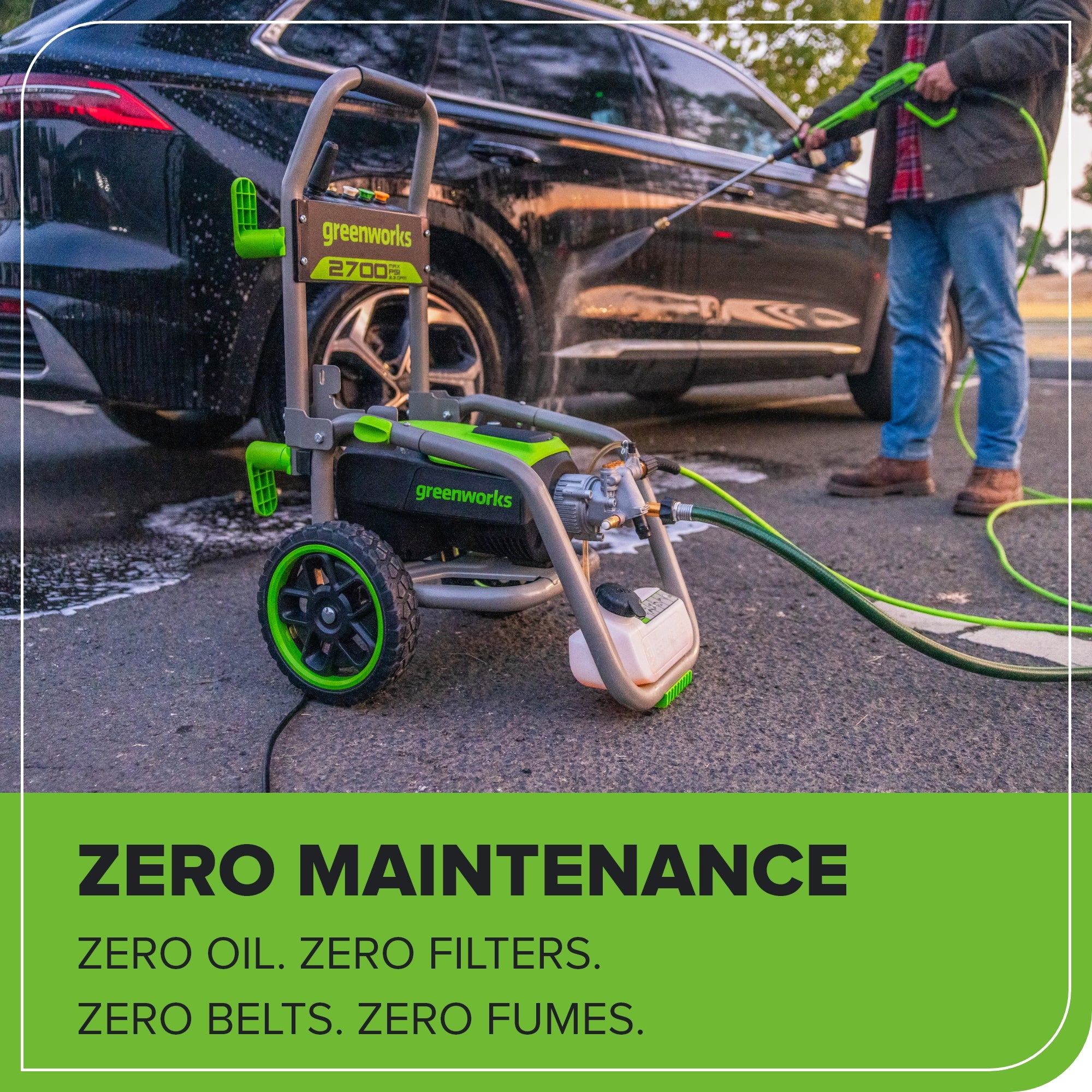 2700 PSI 1.2 GPM Cold Water Electric Pressure Washer - Image 10