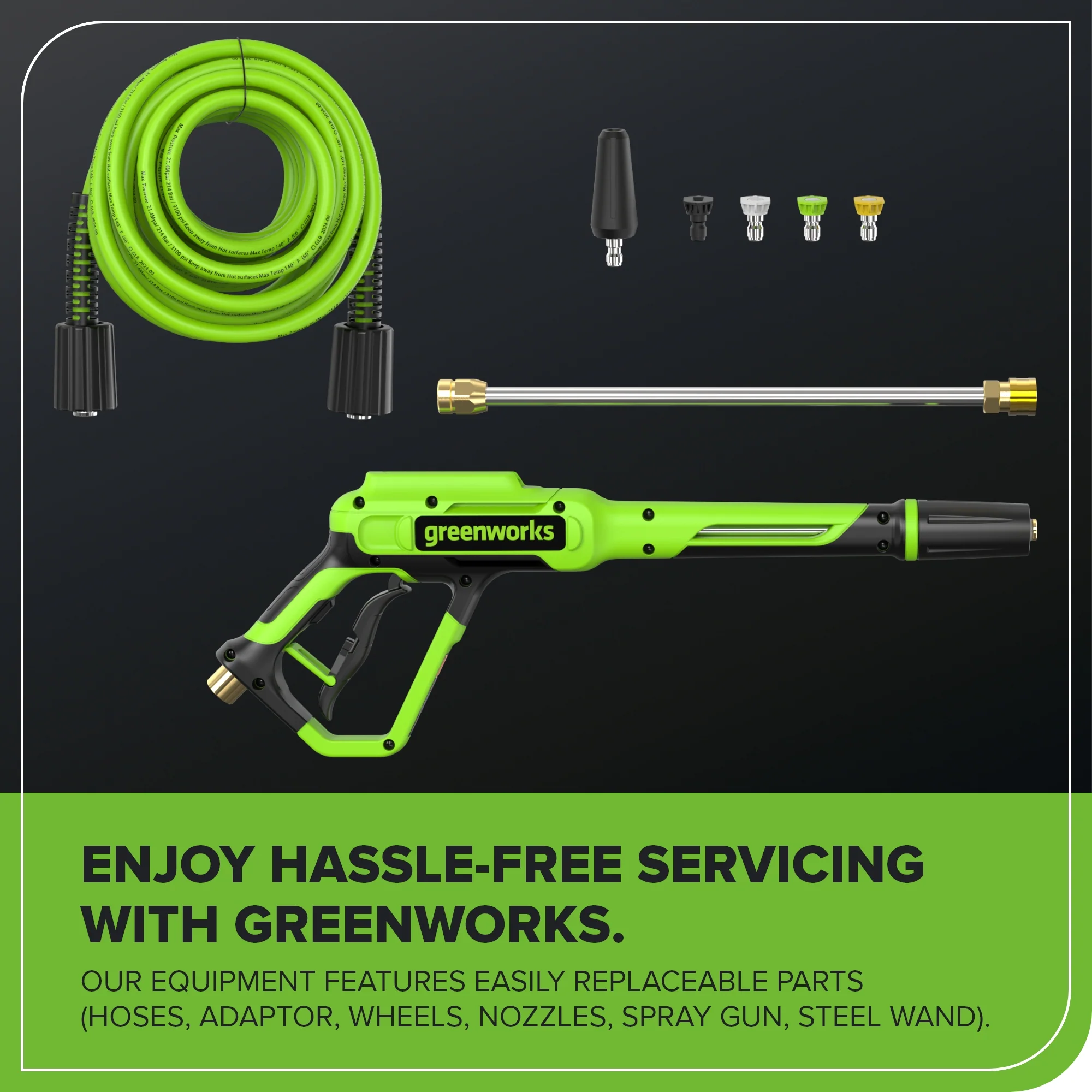 2700 PSI 1.2 GPM Cold Water Electric Pressure Washer - Image 13