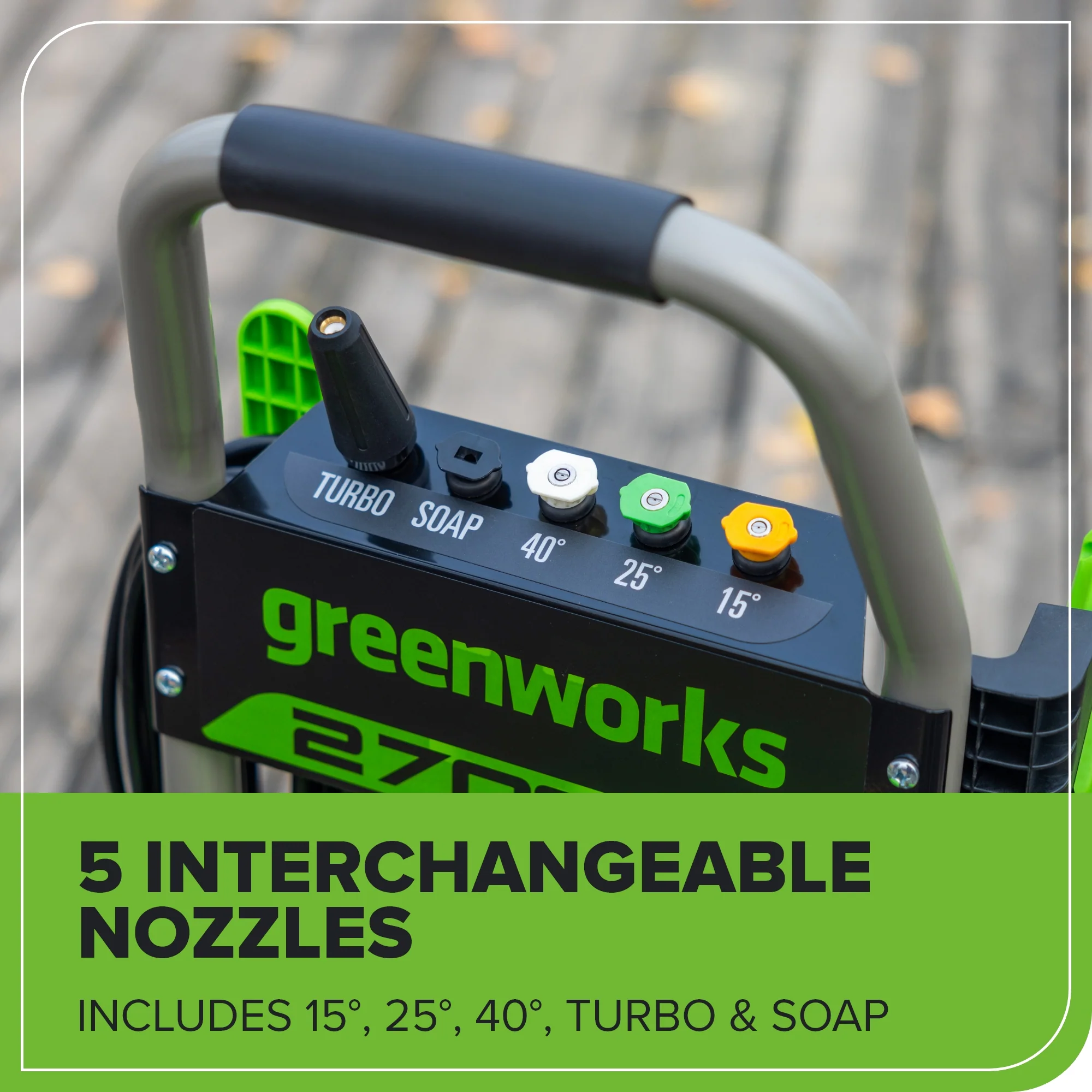 2700 PSI 1.2 GPM Cold Water Electric Pressure Washer - Image 6