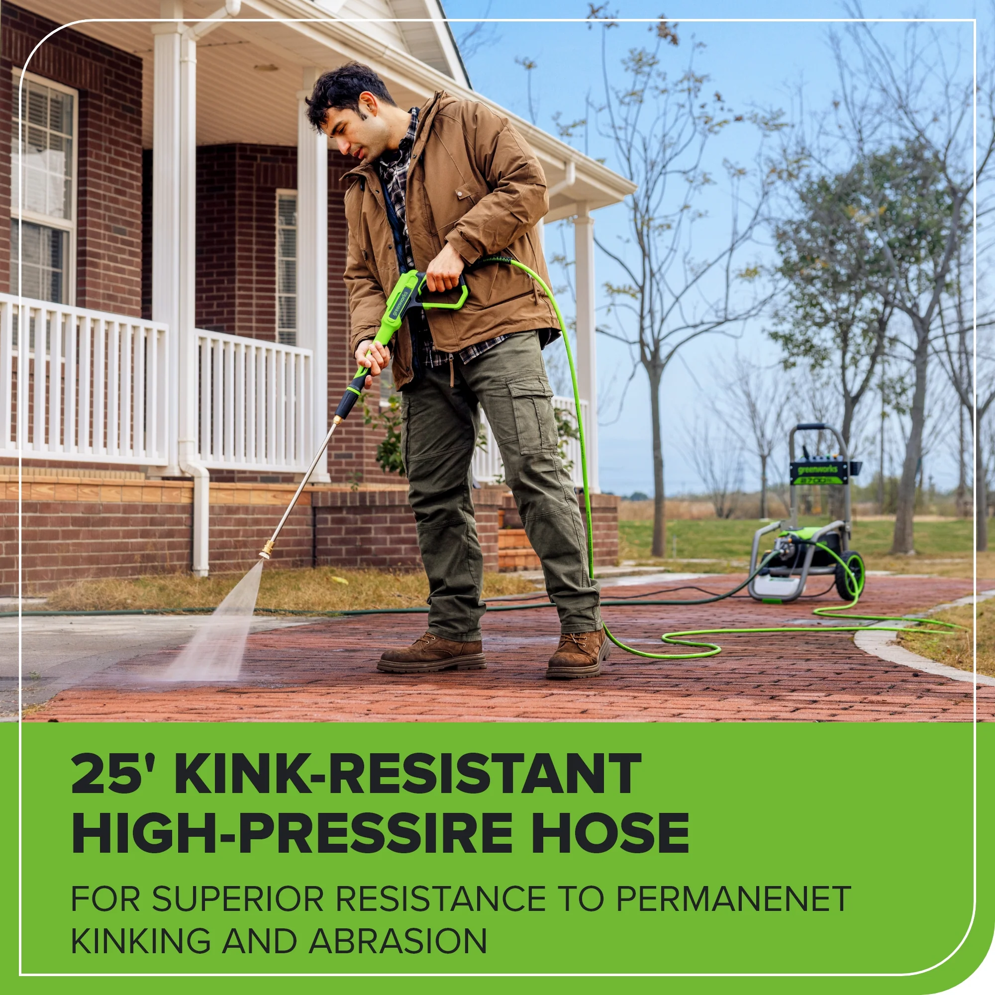 2700 PSI 1.2 GPM Cold Water Electric Pressure Washer - Image 9