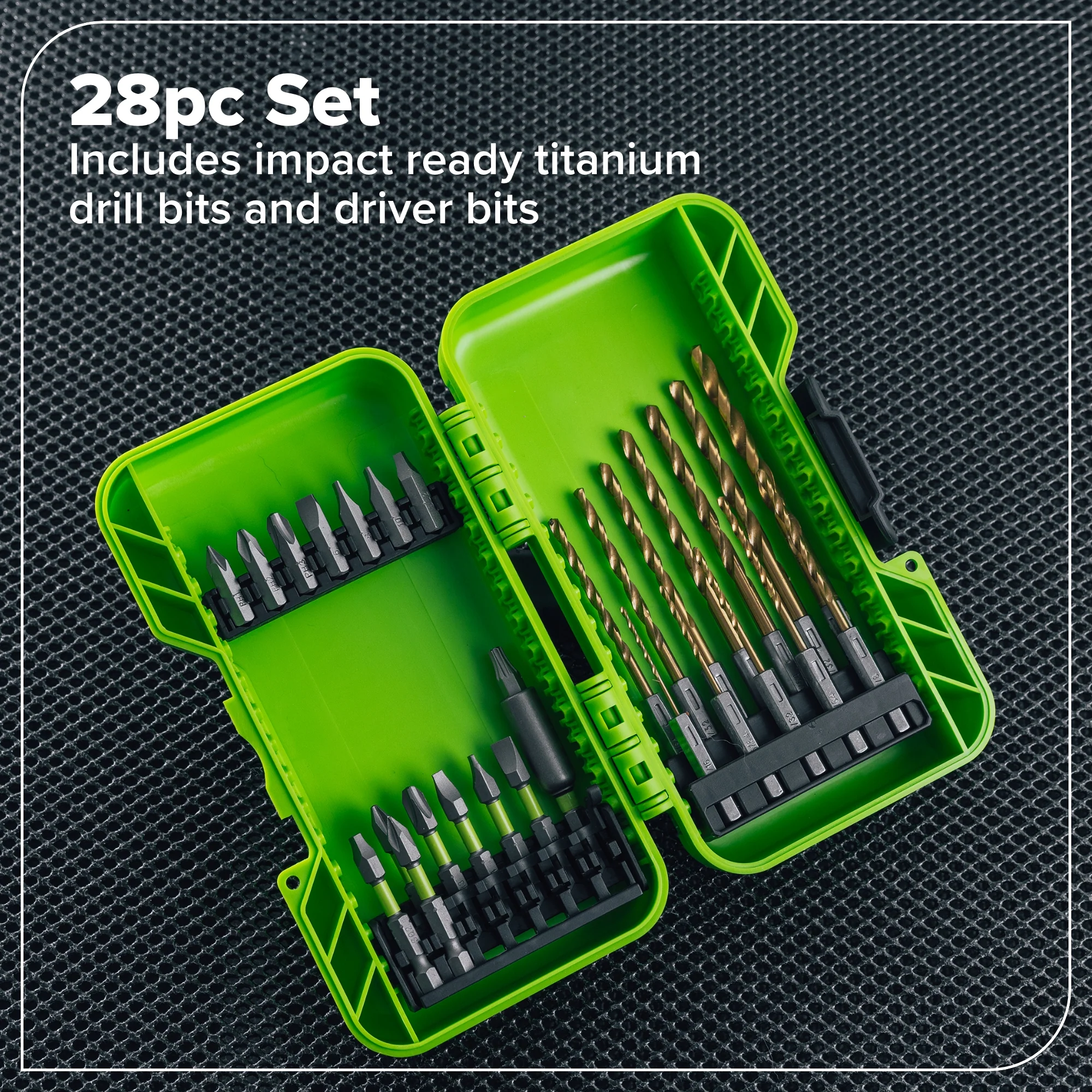 28pc Multi-Material Drill and Driver Accy Kit - Image 3