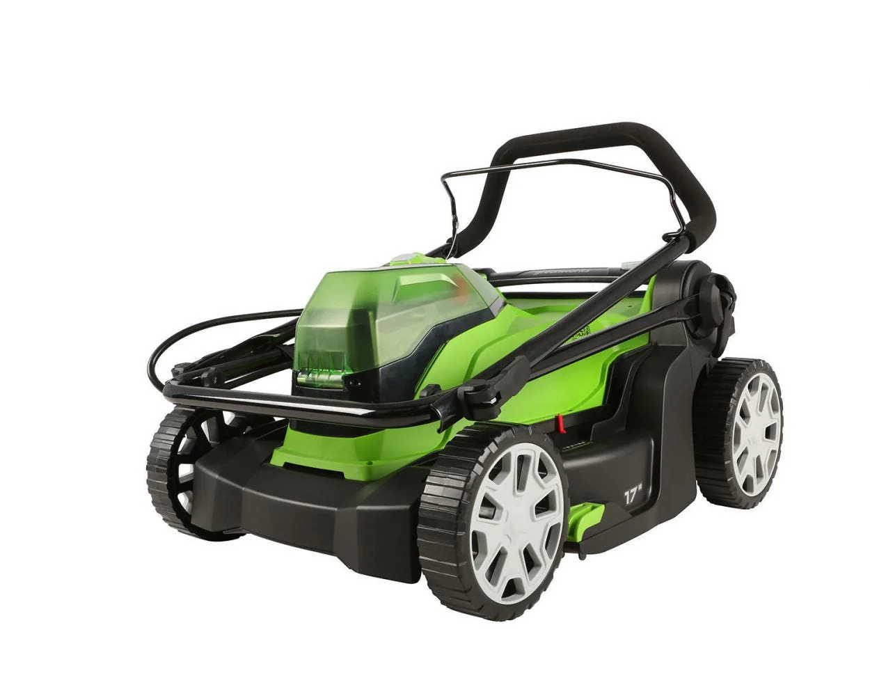 48V (24V x 2) 17" Cordless Battery Push Lawn Mower w/ Two (2) 4.0Ah USB Batteries & Dual Port Charger - Image 7
