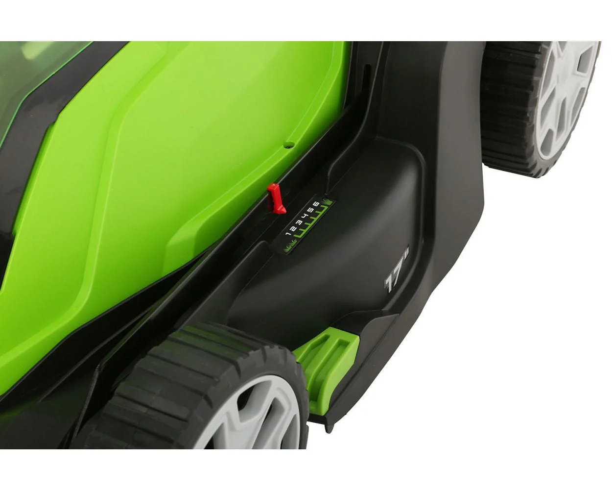 48V (24V x 2) 17" Cordless Battery Push Lawn Mower w/ Two (2) 4.0Ah USB Batteries & Dual Port Charger - Image 9