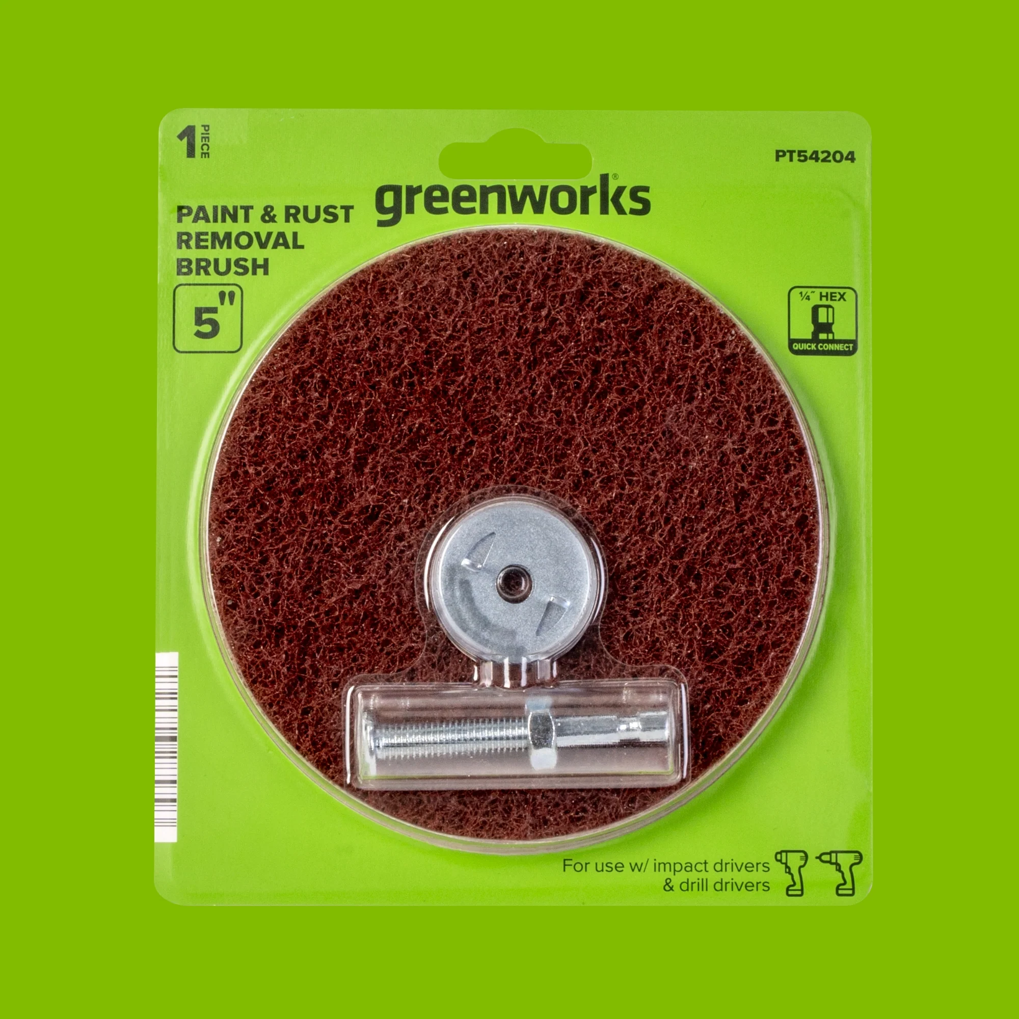 5" Paint and Rust Removal Brush for Use with Impact and Drill Drivers - Image 6