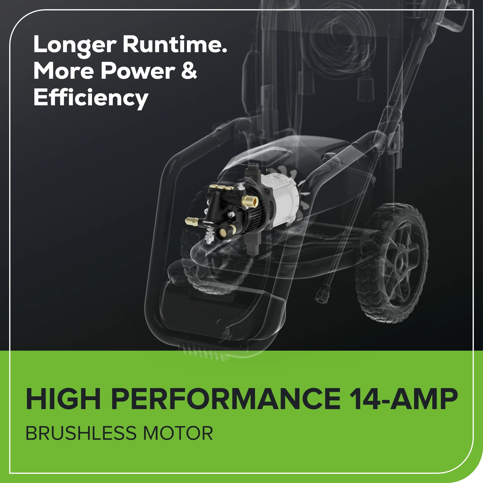 3000 PSI 2.0 GPM Cold Water Electric Pressure Washer (Gen 2) - Image 4