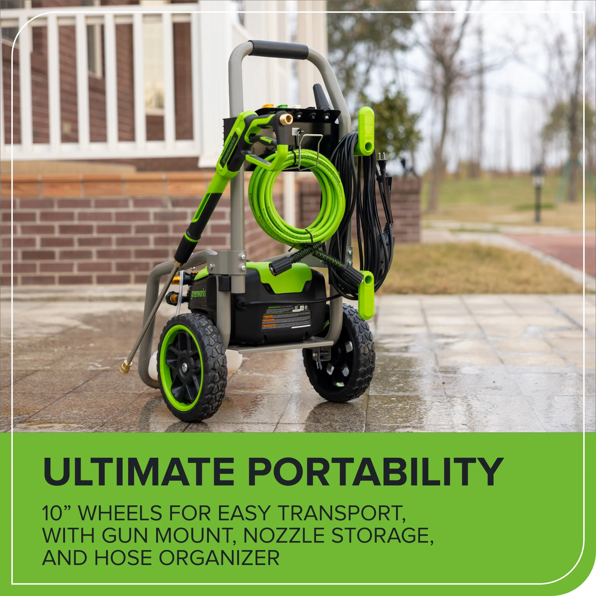 3000 PSI 2.0 GPM Cold Water Electric Pressure Washer (Gen 2) - Image 7