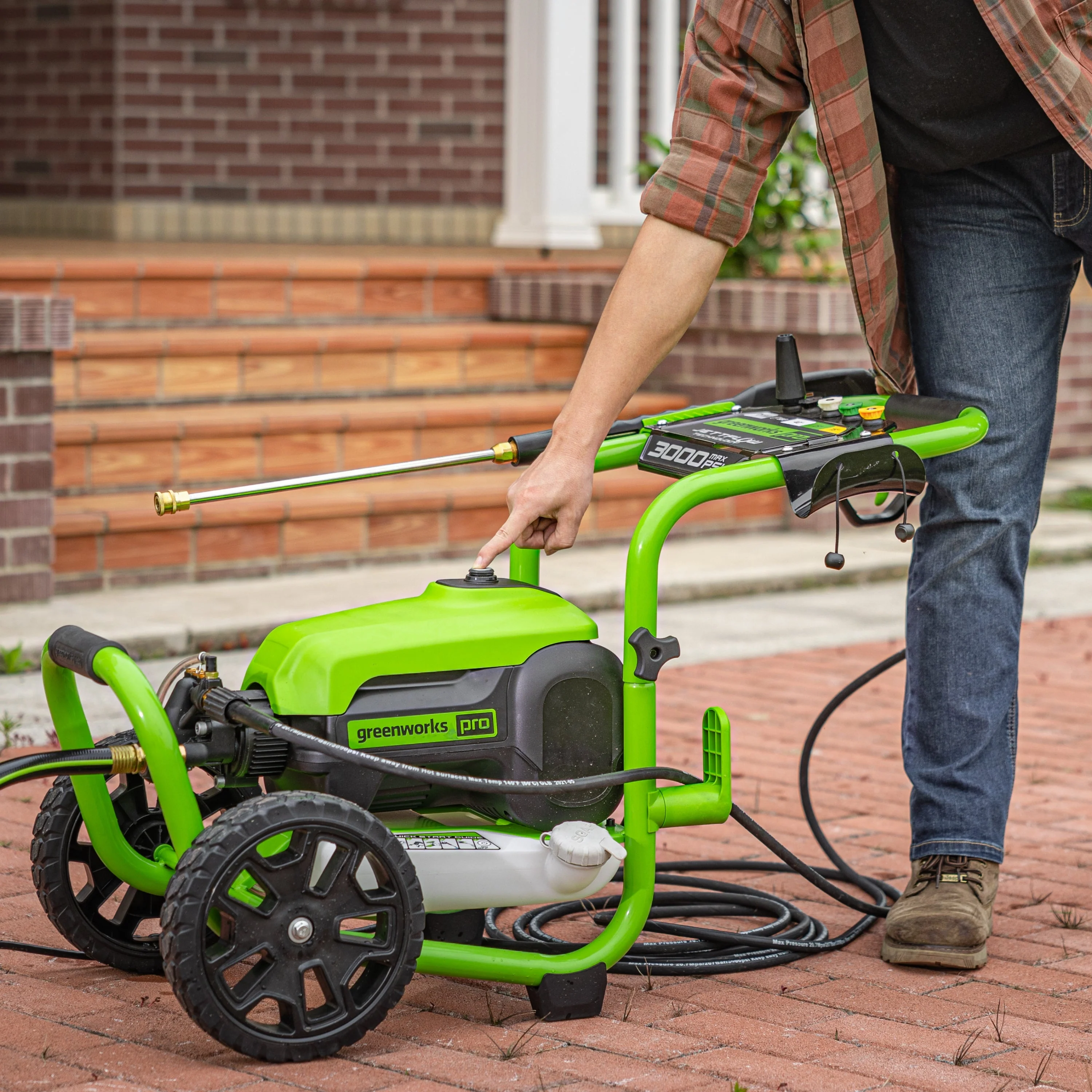 3000 PSI Pressure Washer, 15" Surface Cleaner and Extension Combo Kit - Image 5