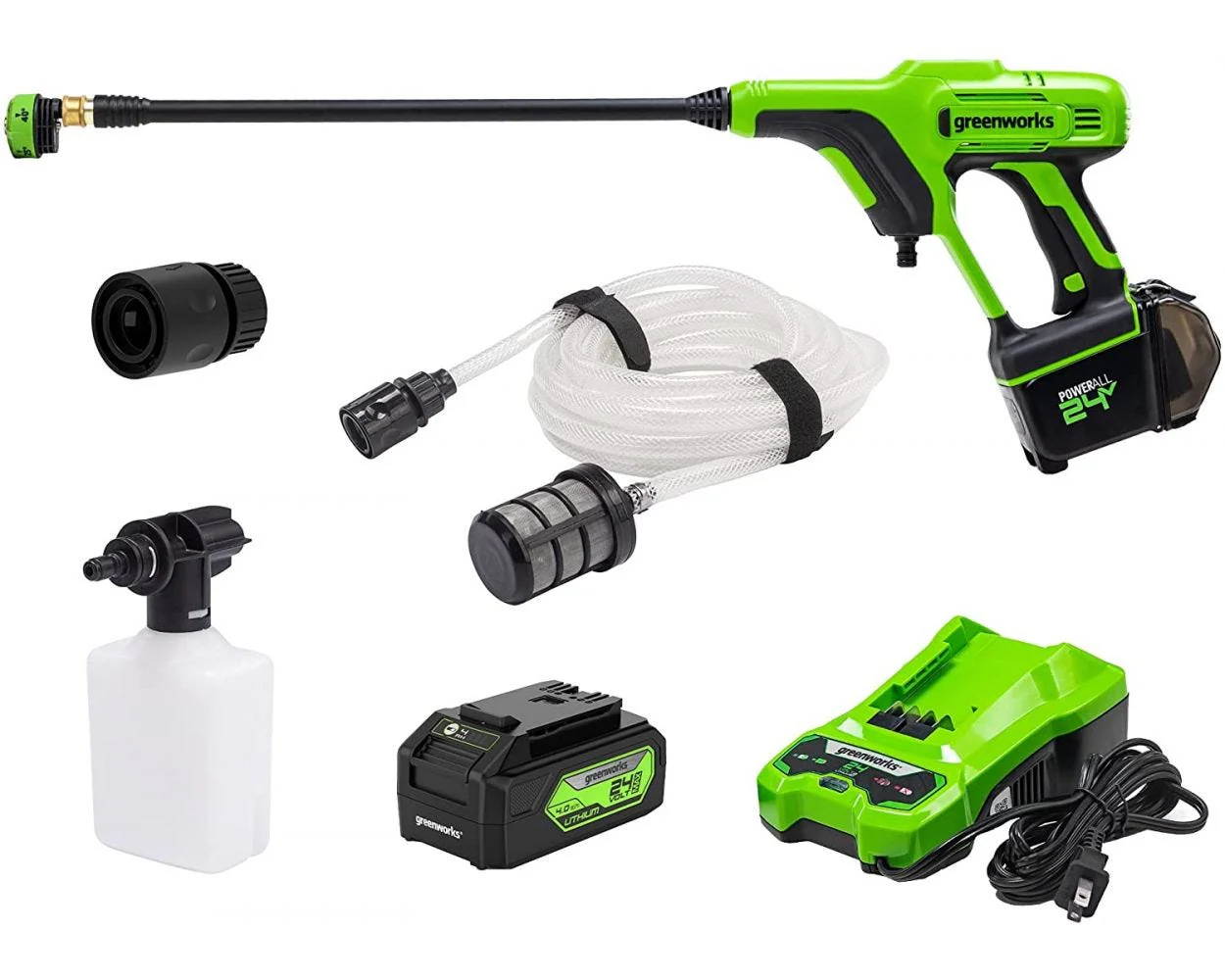 3000 PSI Pressure Washer, 24V 600-PSI Cordless Power Cleaner Combo Kit - Image 5