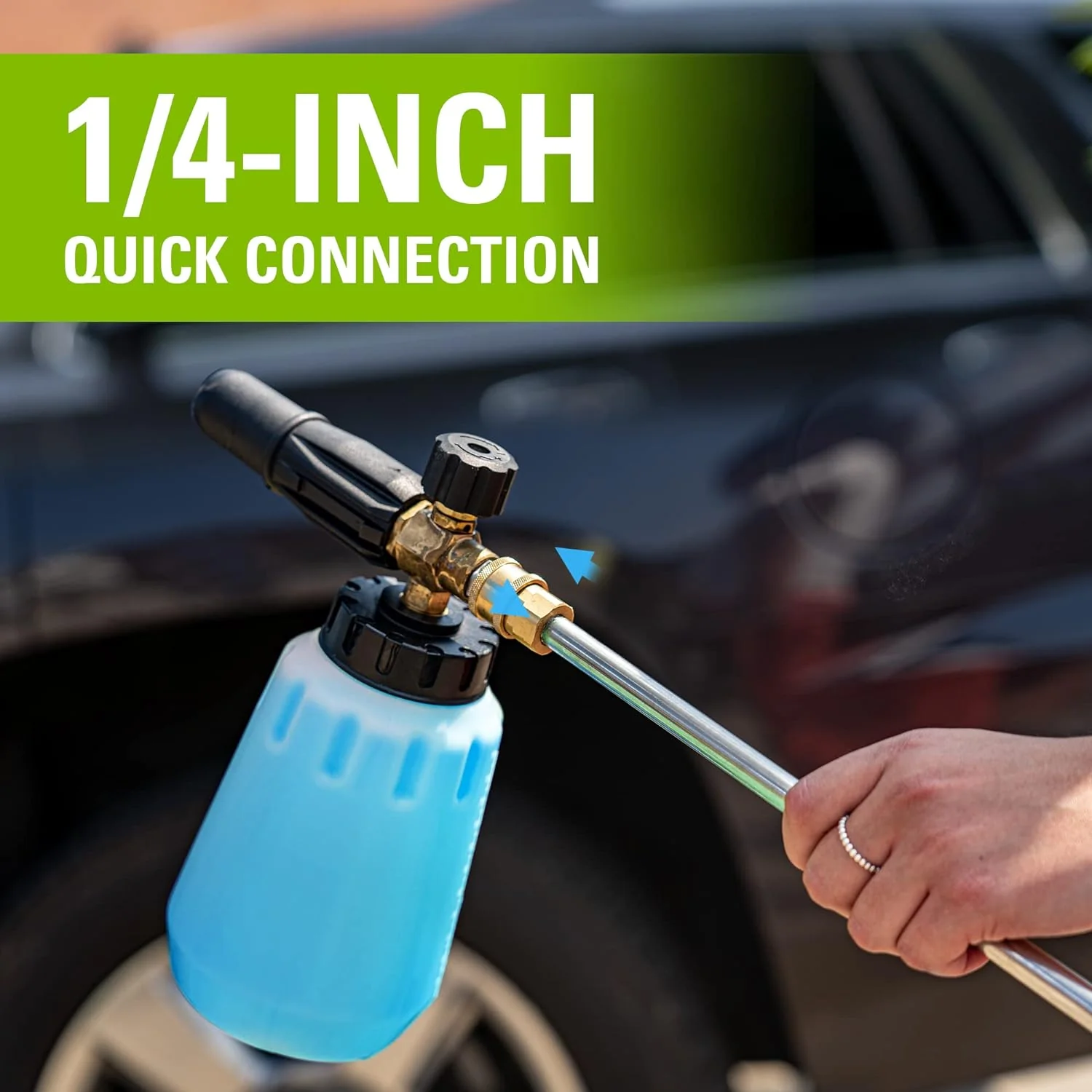 3000 PSI Pressure Washer, Premium Foam Cannon Combo Kit - Image 10