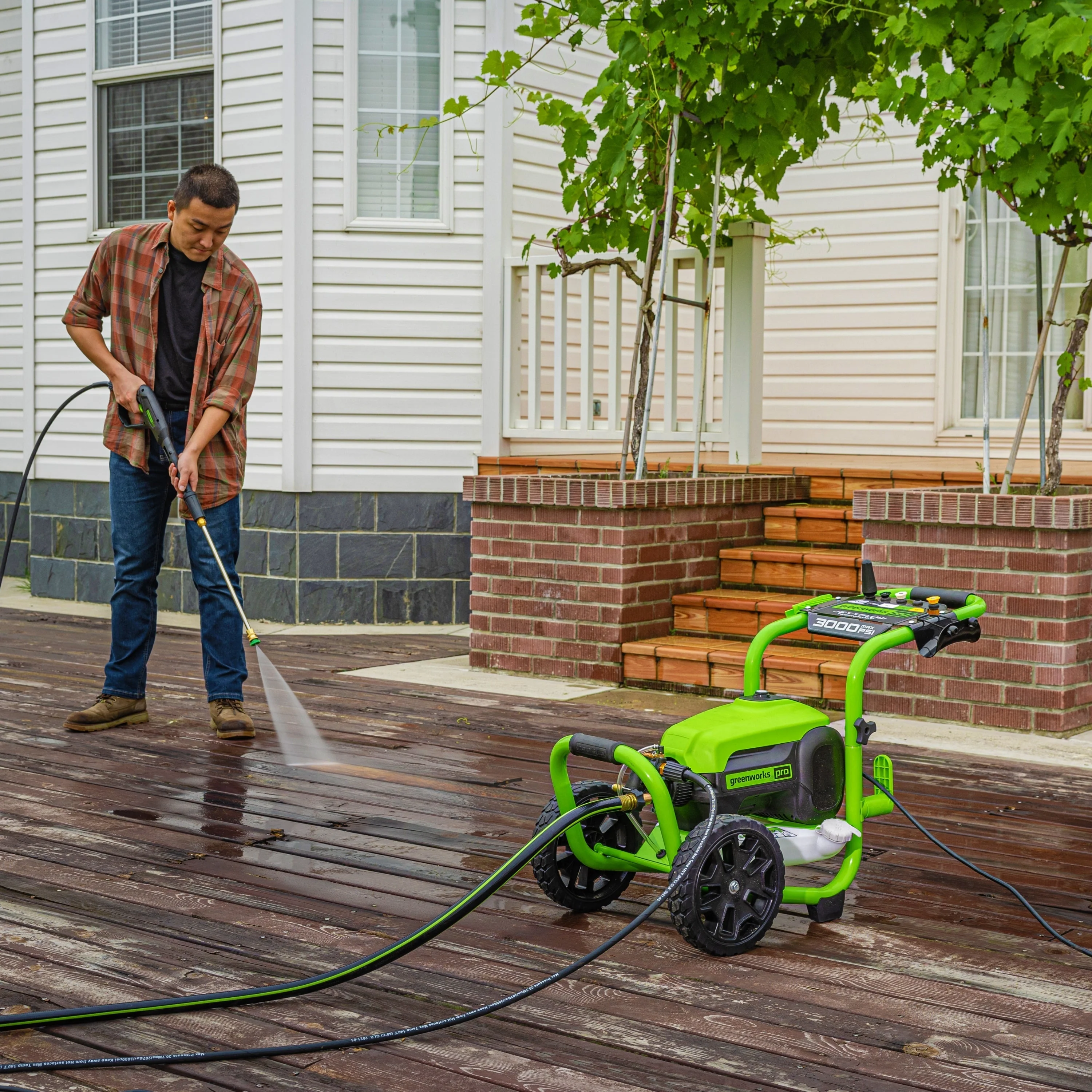 3000 PSI Pressure Washer, Premium Foam Cannon Combo Kit - Image 3