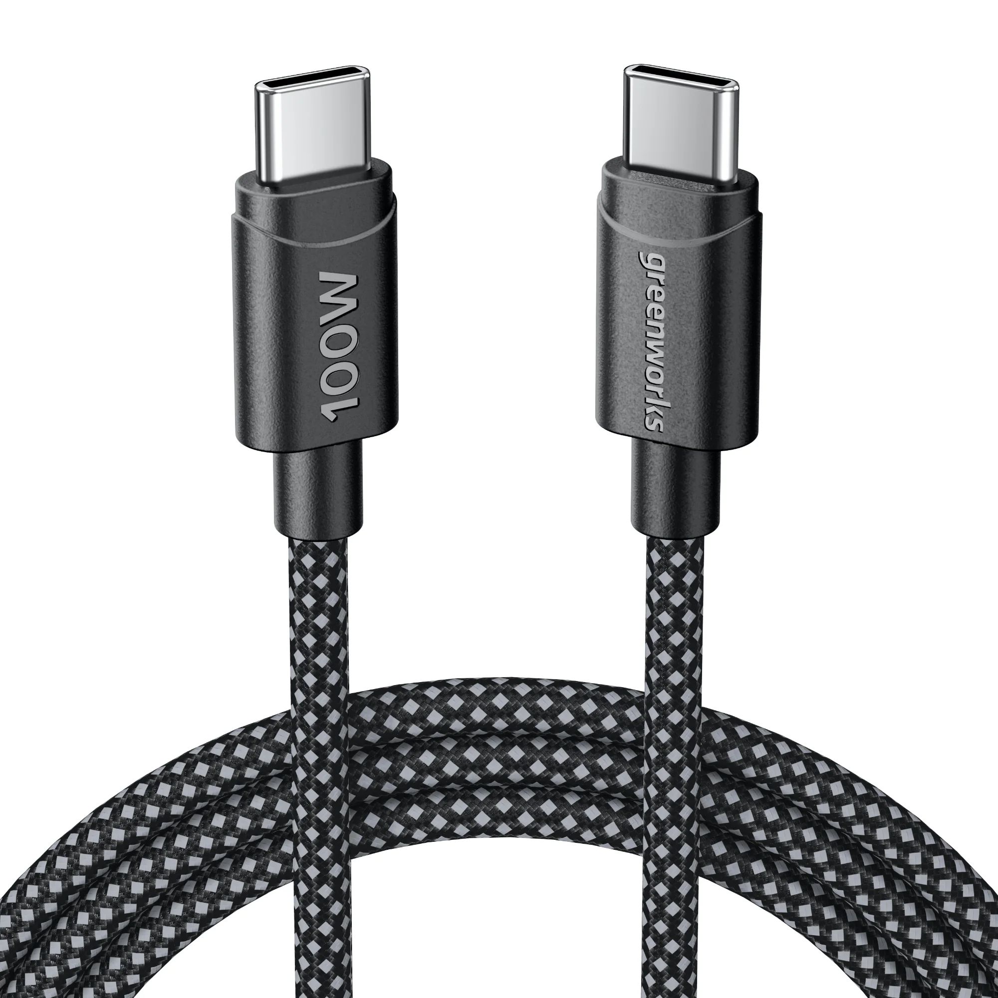 3FT 100W Fast Charging Cord, Bi-Directional USB-C