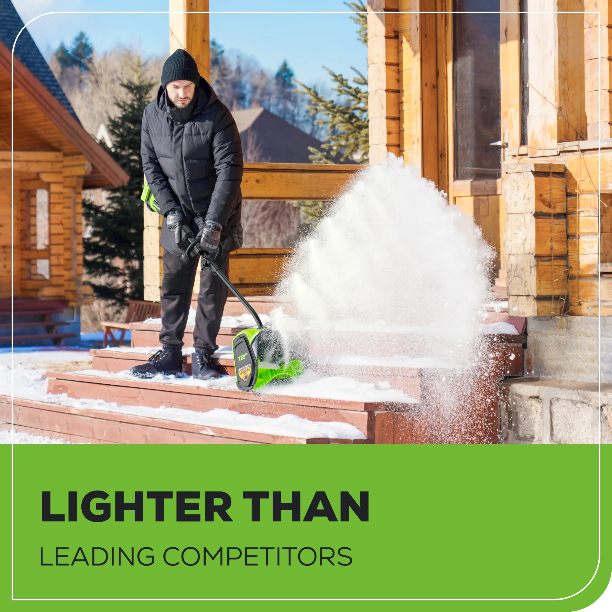 40V 12" Cordless Brushless Snow Shovel with Light (Tool Only) - Image 6