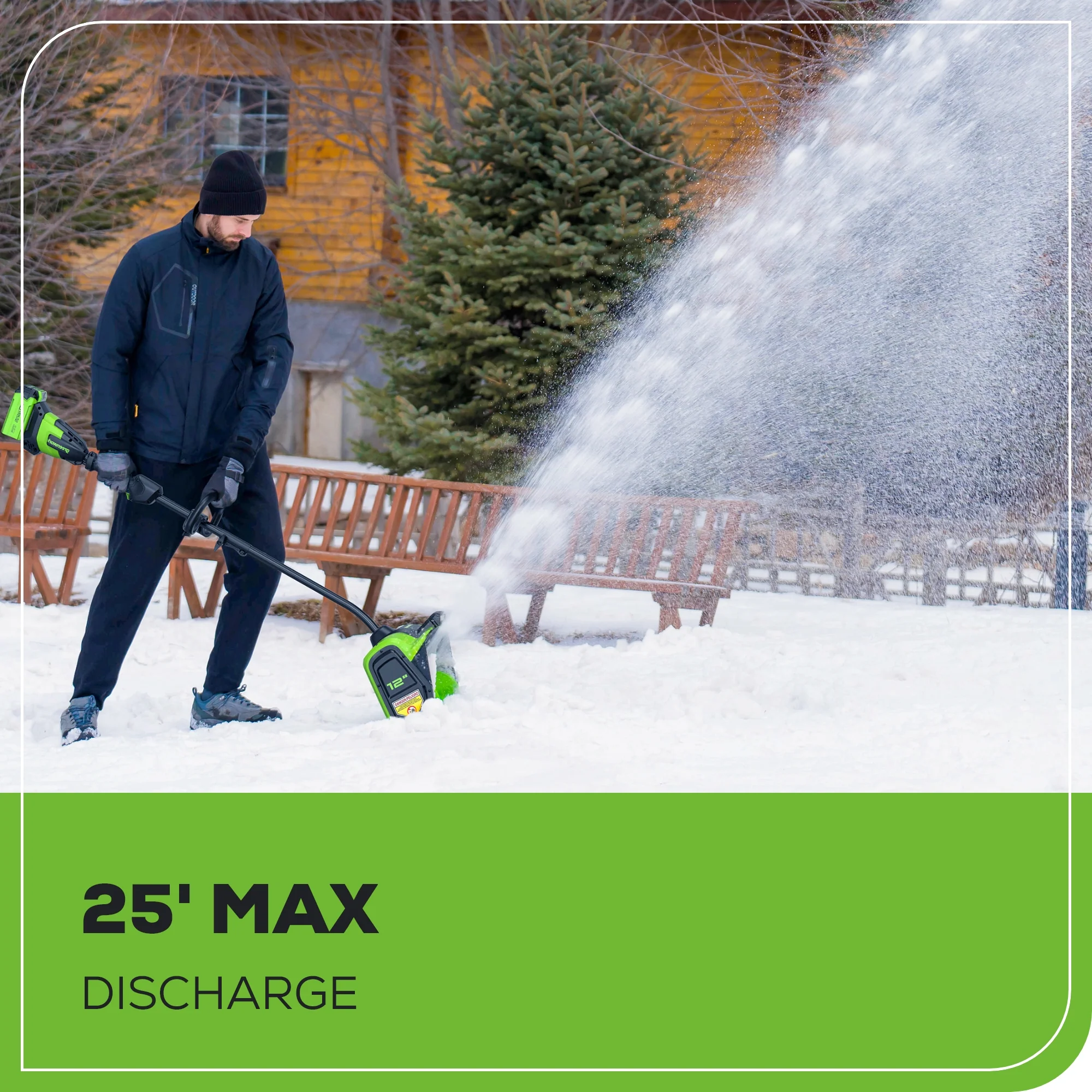 40V 12" Cordless Brushless Snow Shovel with Light (Tool Only) - Image 9