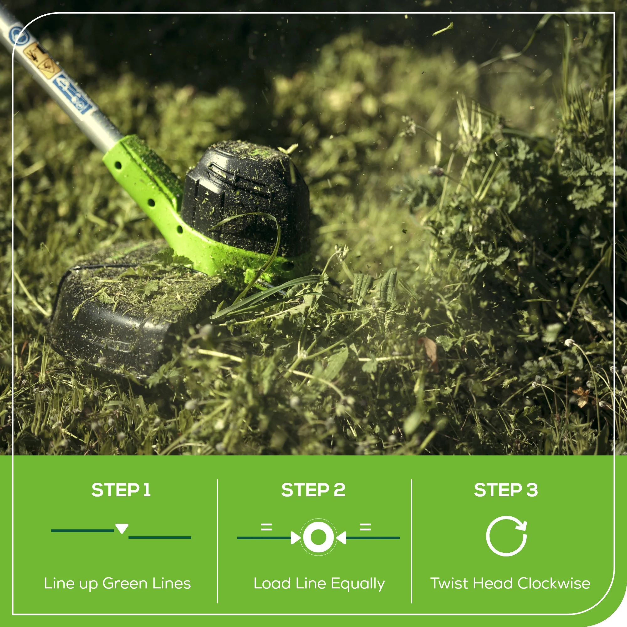 40V 12" Cordless String Trimmer and Leaf Blower Combo Kit w/ 2.0Ah Battery & Charger - Image 8