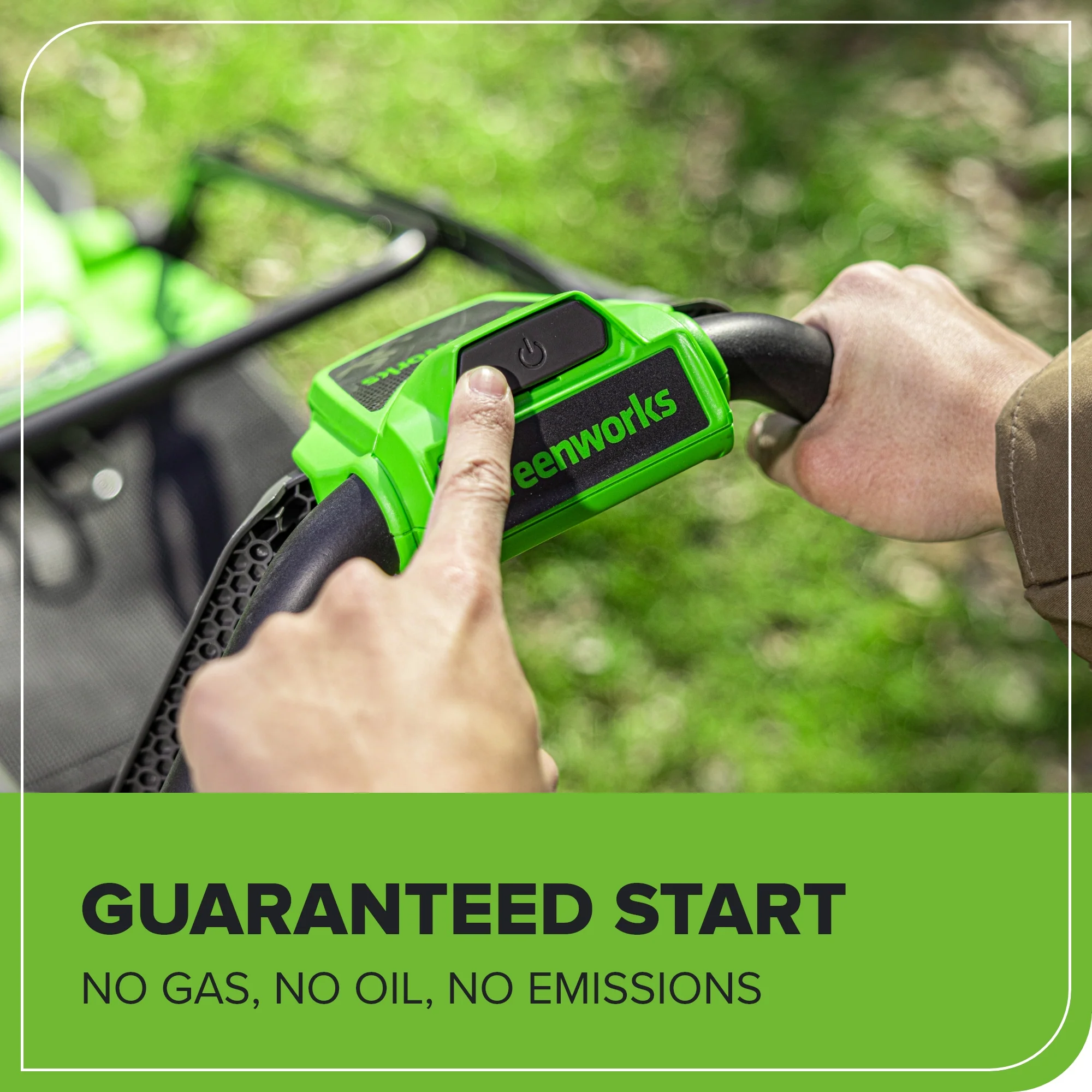 40V 14" Cordless Battery BL Push Lawn Mower: 4.0 Ah Battery and Charger - Image 7