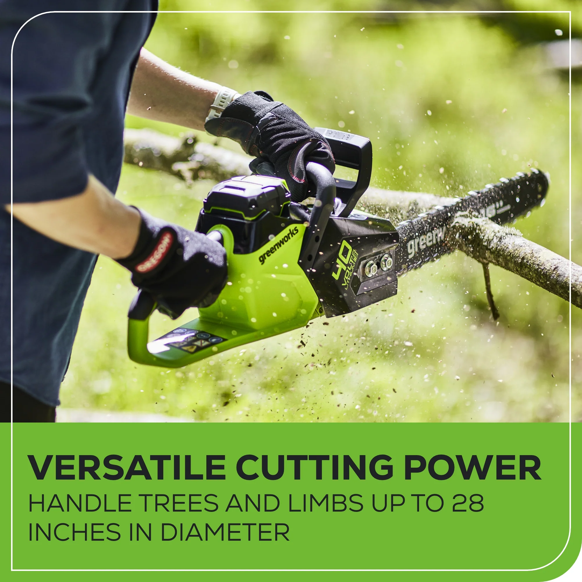 40V 16" Cordless Battery Chainsaw (Tool Only) - Image 6