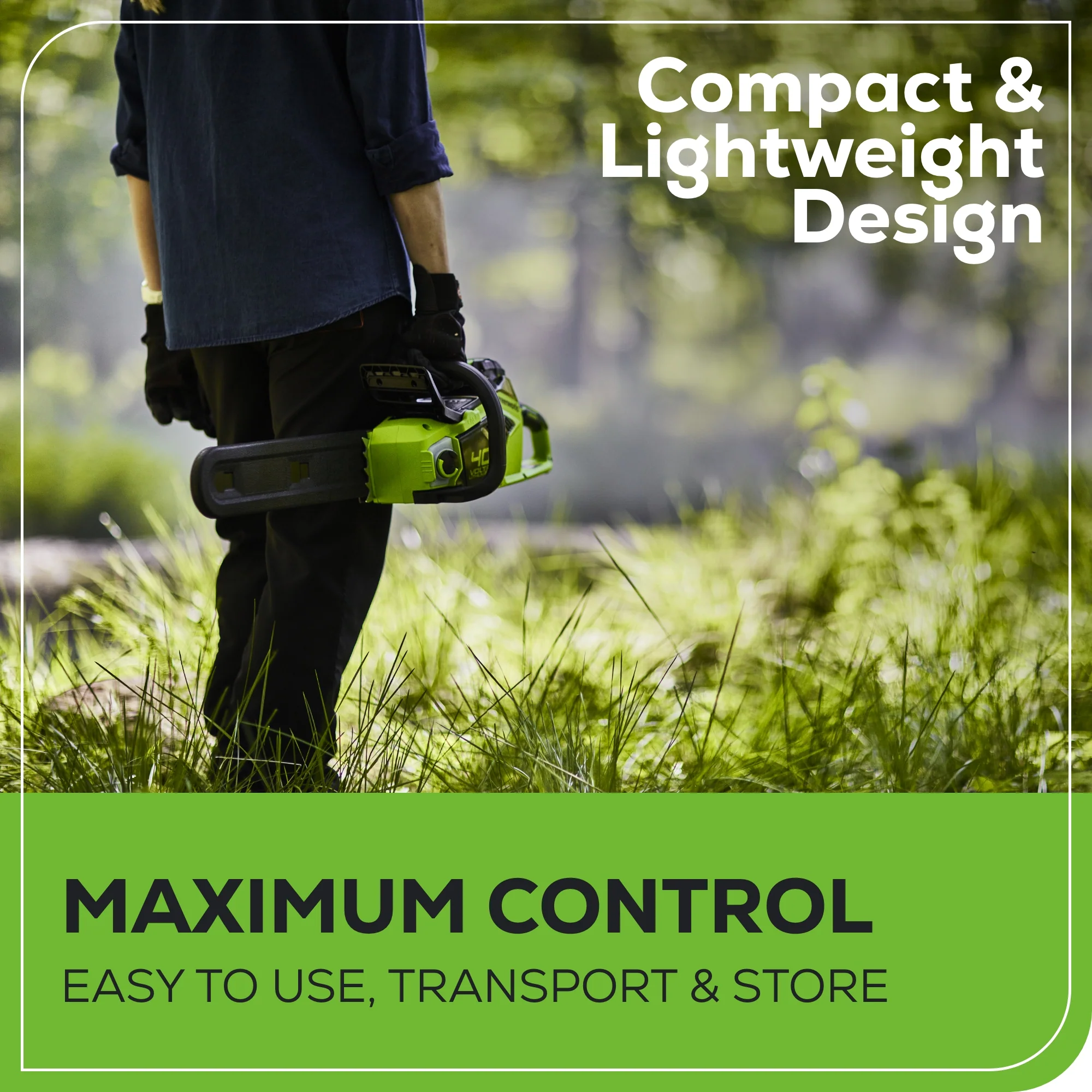 40V 16" Cordless Battery Chainsaw (Tool Only) - Image 7
