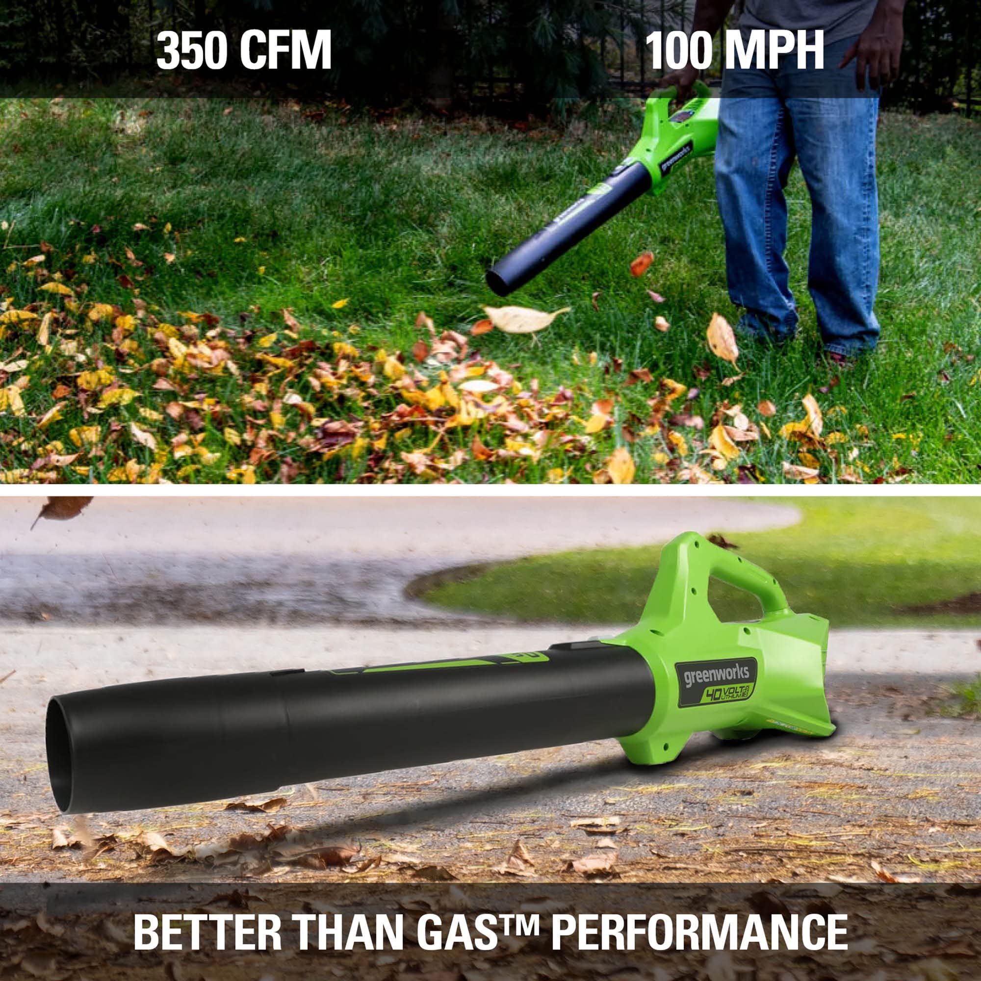 40V 16" Cordless Battery Push Mower 3pc Combo Kit, 4Ah Battery, 2Ah Battery and Charger - Image 3