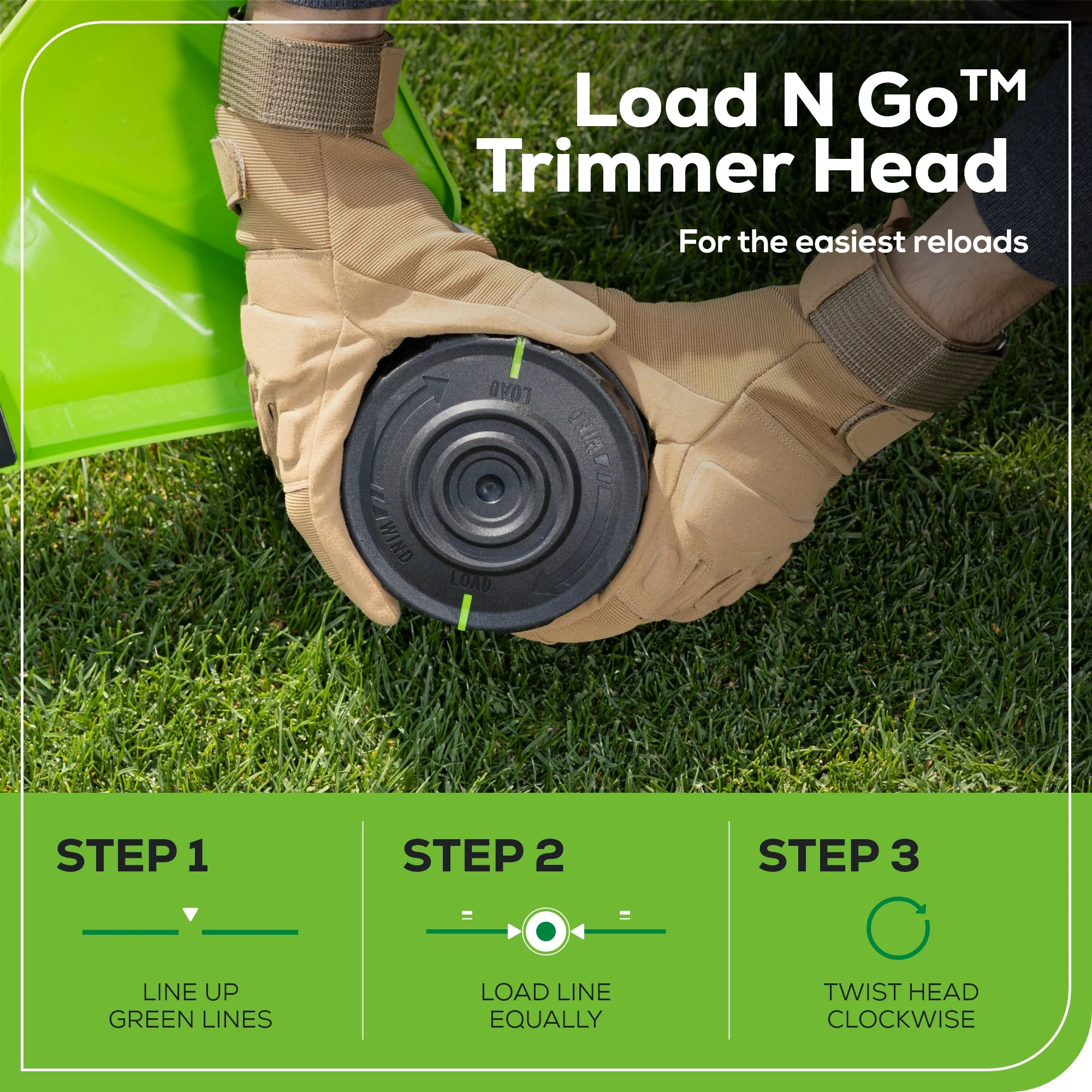 40V 17" Cordless Battery String Trimmer, 8.0 Ah Battery and Charger - Image 5