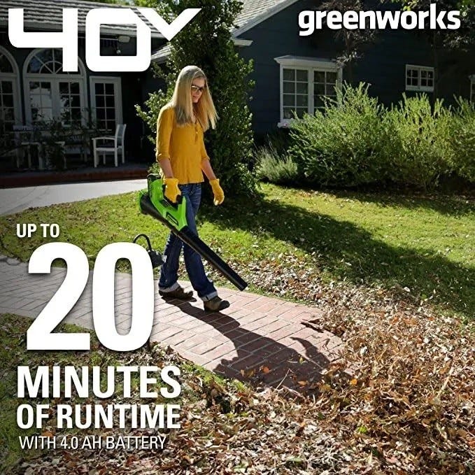 40V 17" Push Mower, 13" String Trimmer & 390 CFM Blower Combo Kit w/ 4.0Ah Battery & Charger - Image 5