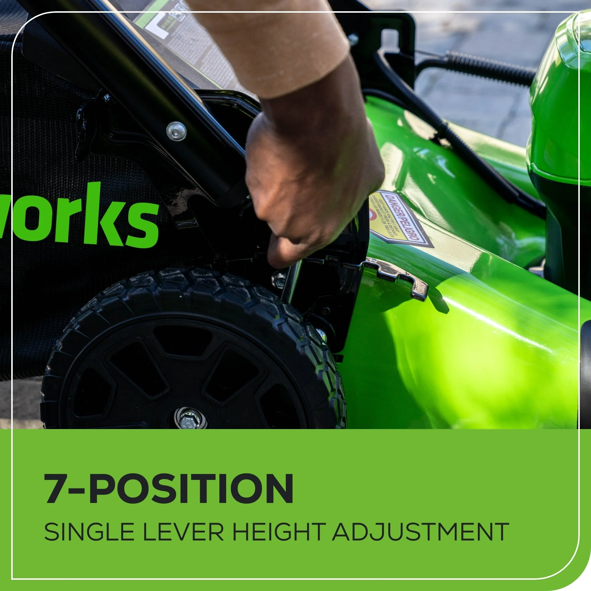40V 21" Cordless Battery Self-Propelled Mower 3pc Combo Kit: 5.0 Ah Battery and Charger - Image 6