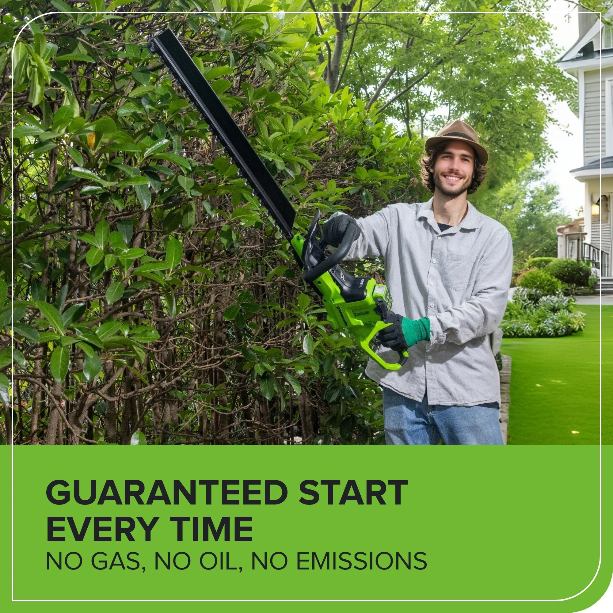 40V 26" Cordless Battery Hedge Trimmer (Tool Only) - Image 5