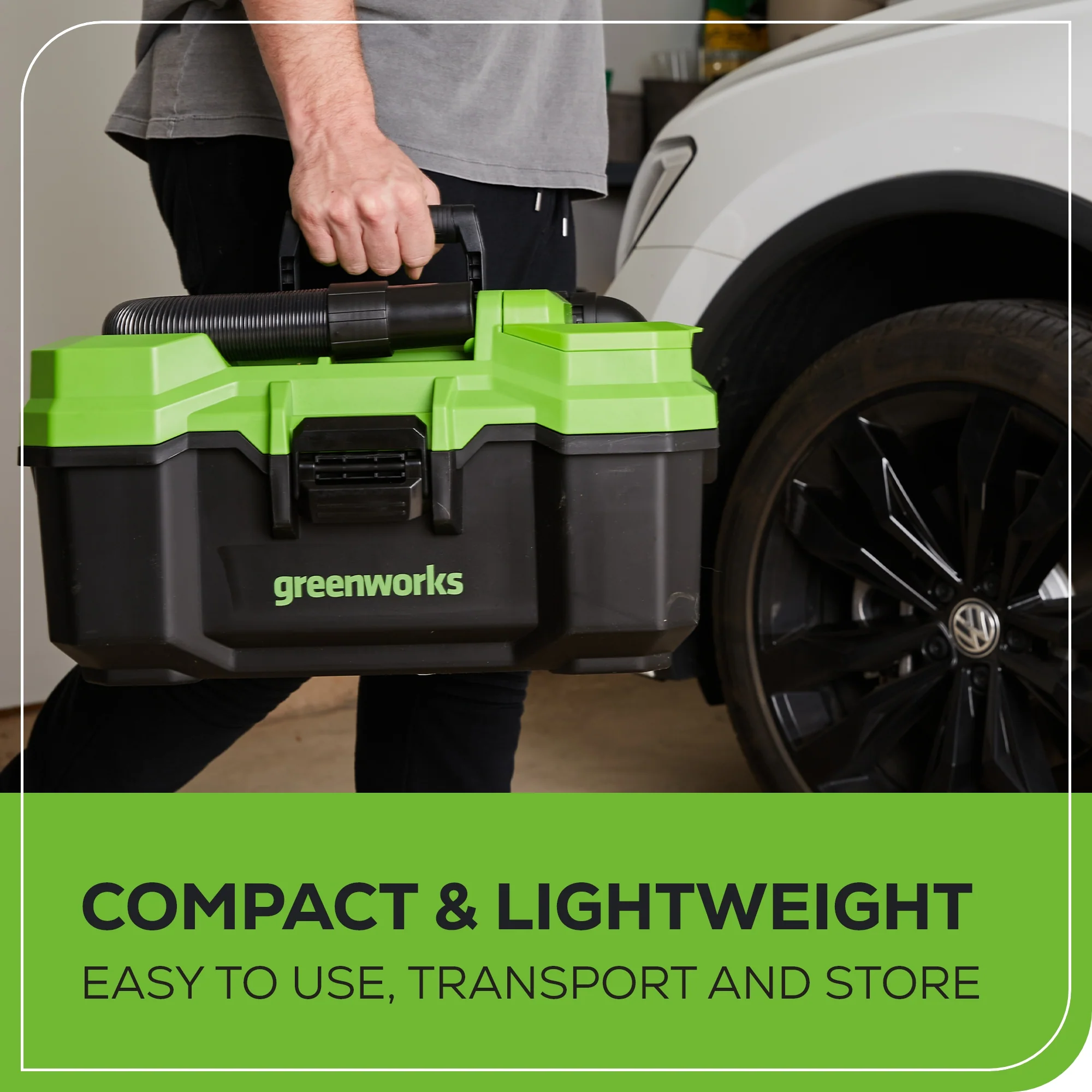 40V Brushless 3 Gallon Cordless Battery Wet/Dry Shop Vacuum: 4.0 Ah Battery and Charger - Image 5