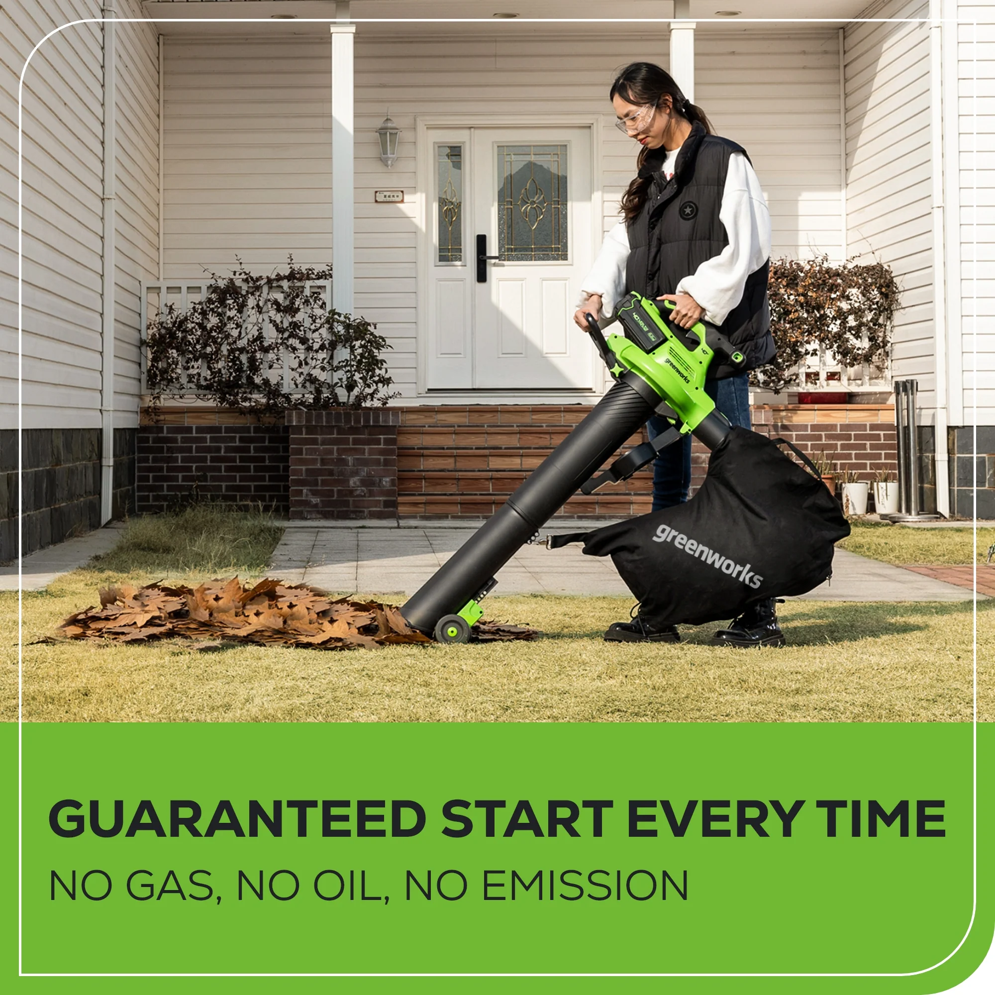 40V 505 CFM Cordless Battery BL Leaf Blower/Vacuum (Tool Only) - Image 4