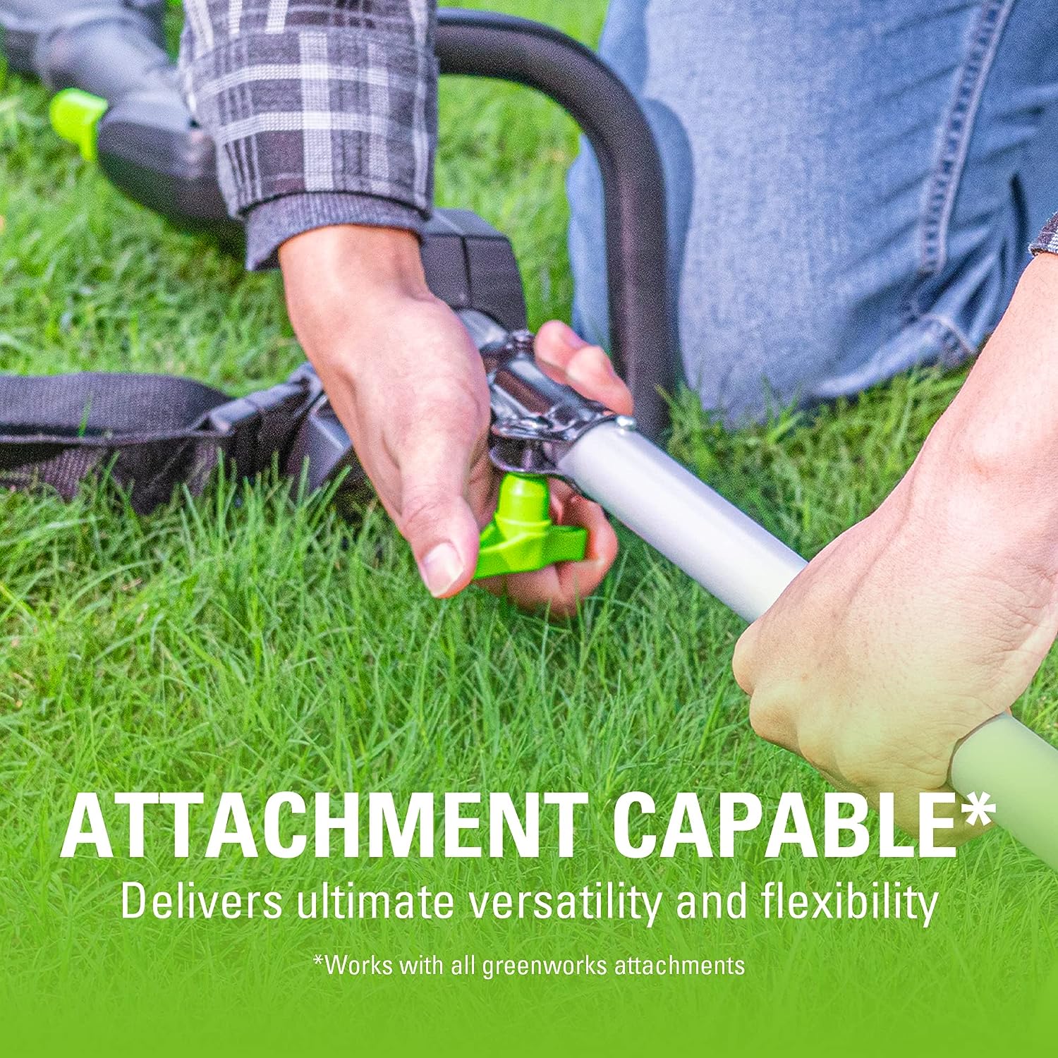 40V 550 CFM Cordless Battery Leaf Blower and 16" Attachment Capable String Trimmer Combo Kit, 4Ah Battery and Charger - Image 8