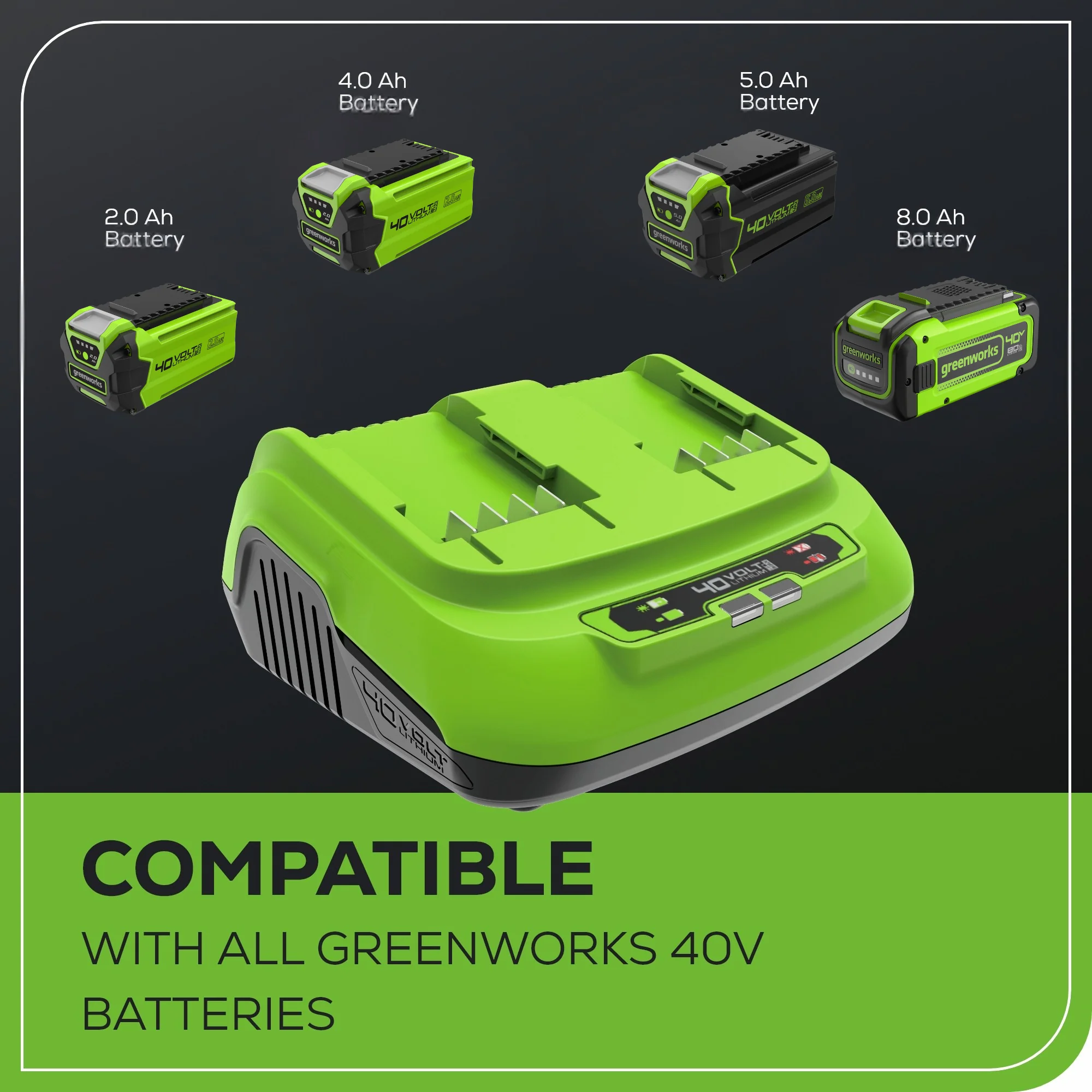 40V 8A Dual-Port Rapid Charger - Image 3