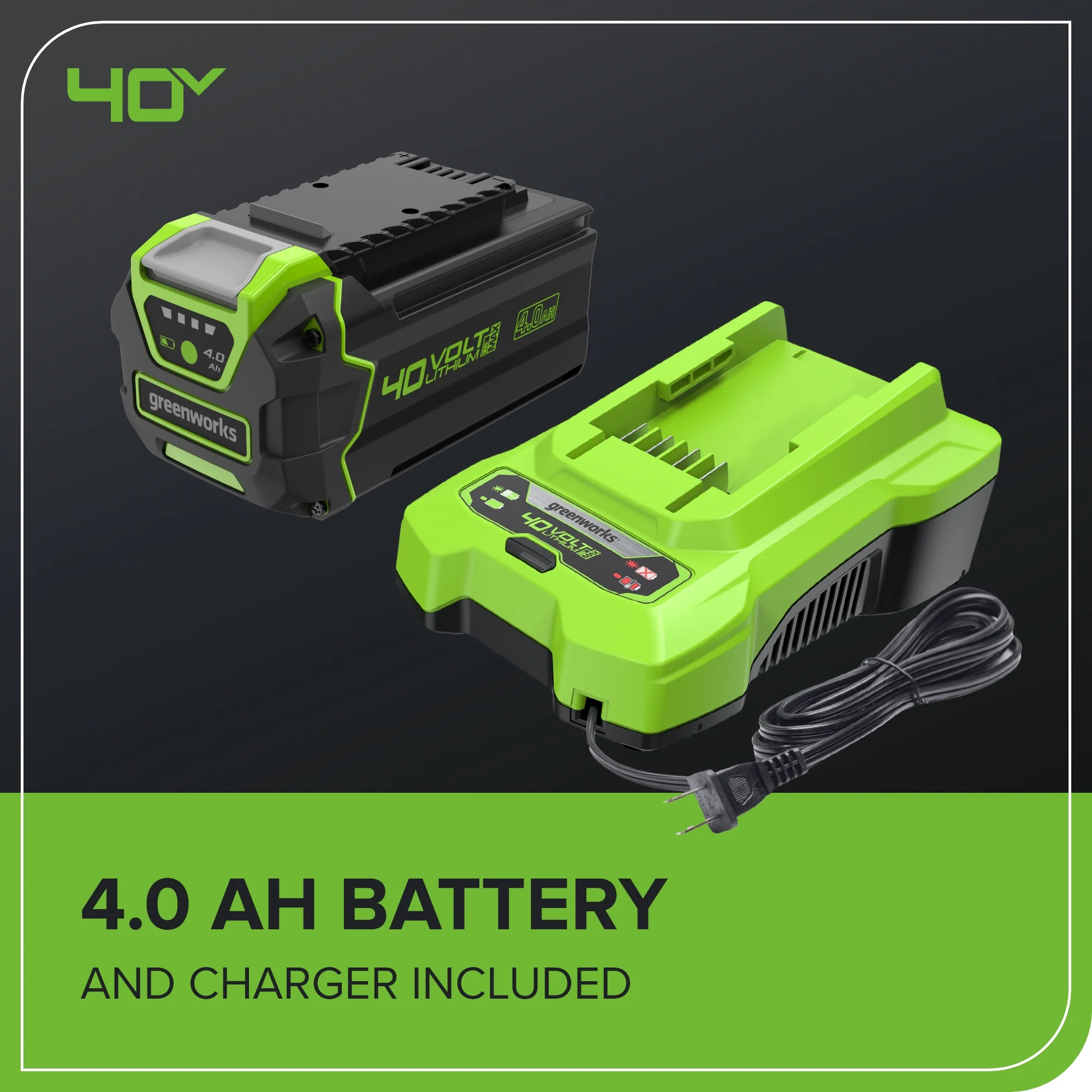 40V 16" Brushless Cordless Chainsaw w/ 4.0Ah Battery & Charger - Image 9