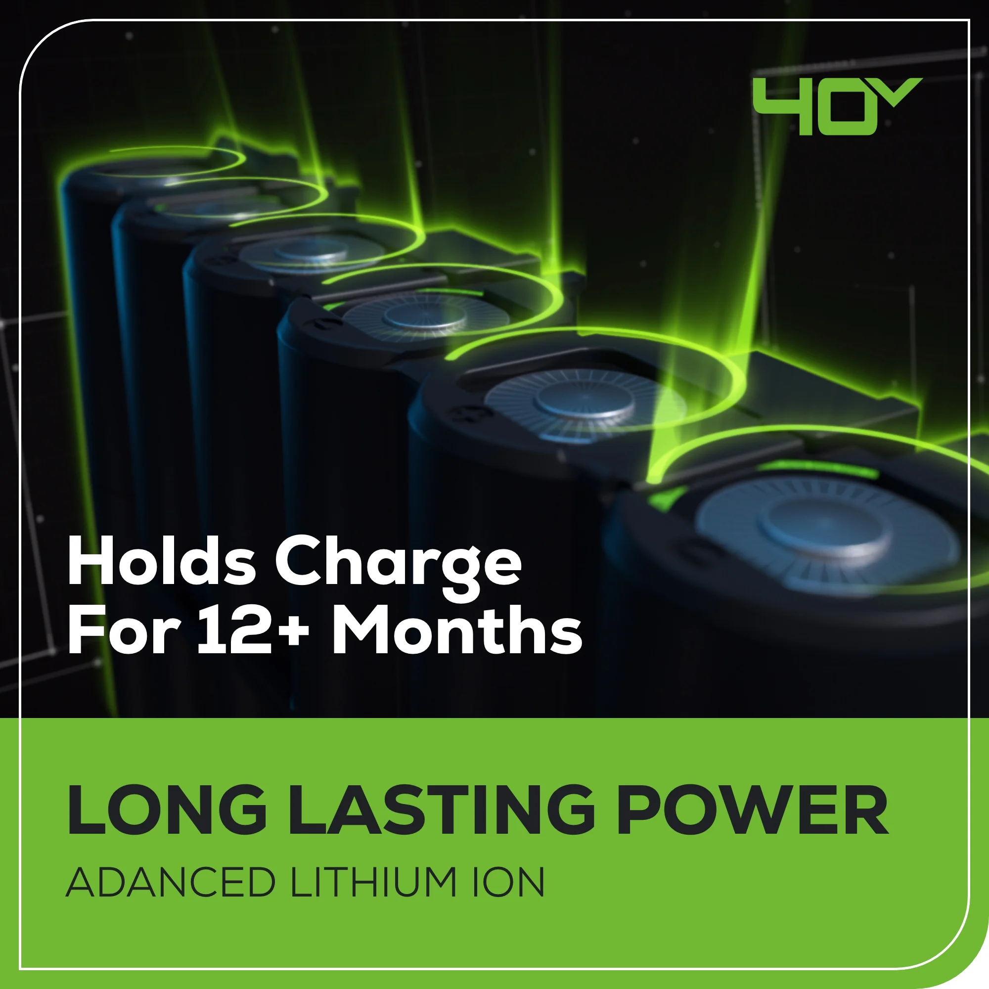 40V Cordless Battery Inflator: 2.0 Ah Battery and Charger - Image 13