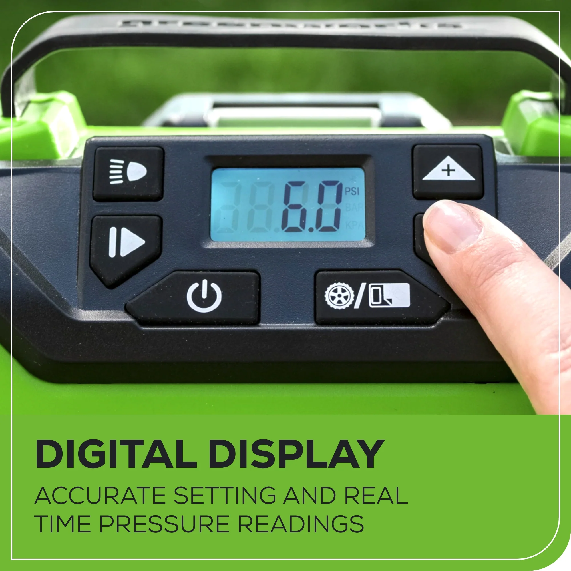 40V Cordless Battery Inflator: 2.0 Ah Battery and Charger - Image 4