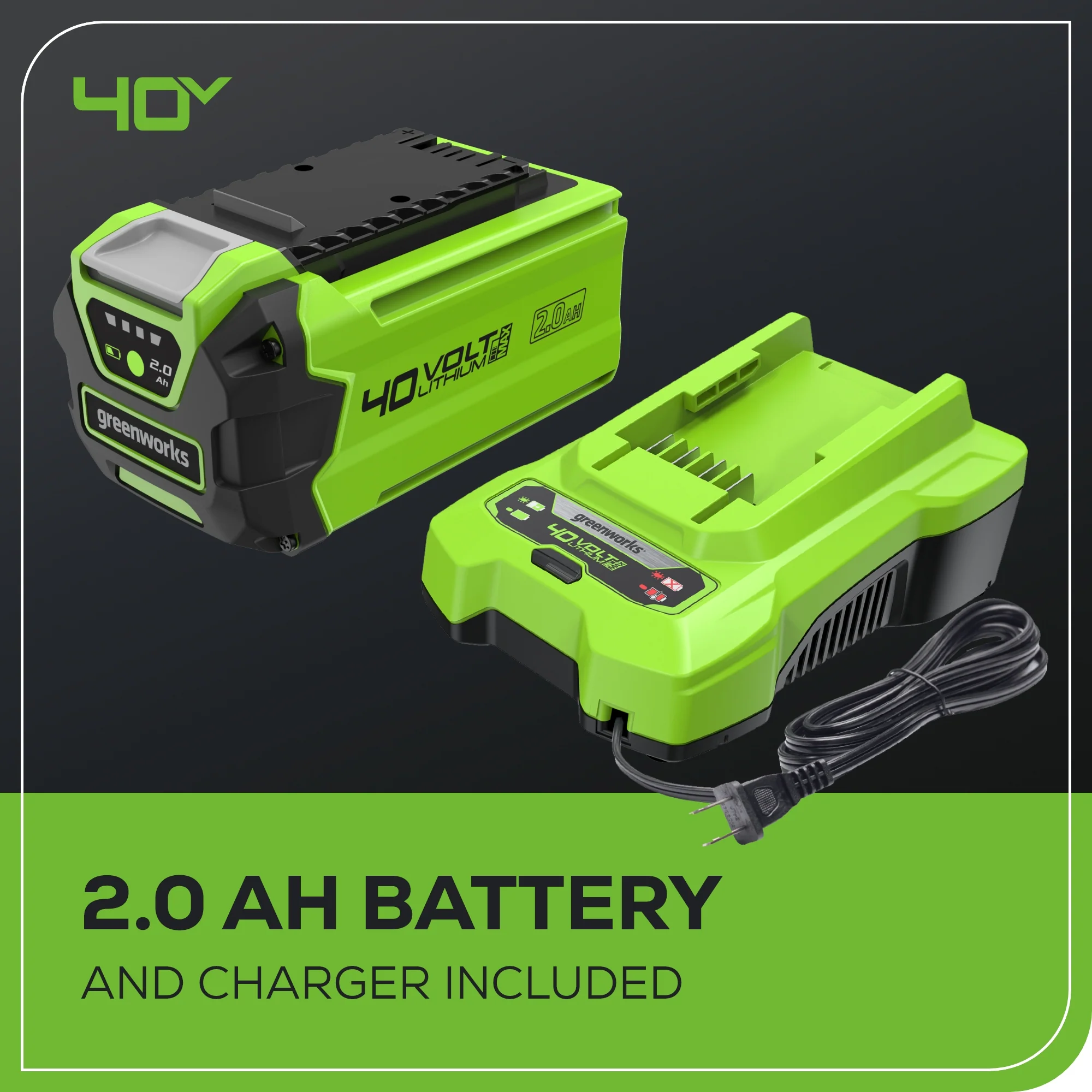 40V 600-PSI Cordless Battery Power Cleaner: 2.0 Ah USB Battery and Charger - Image 10